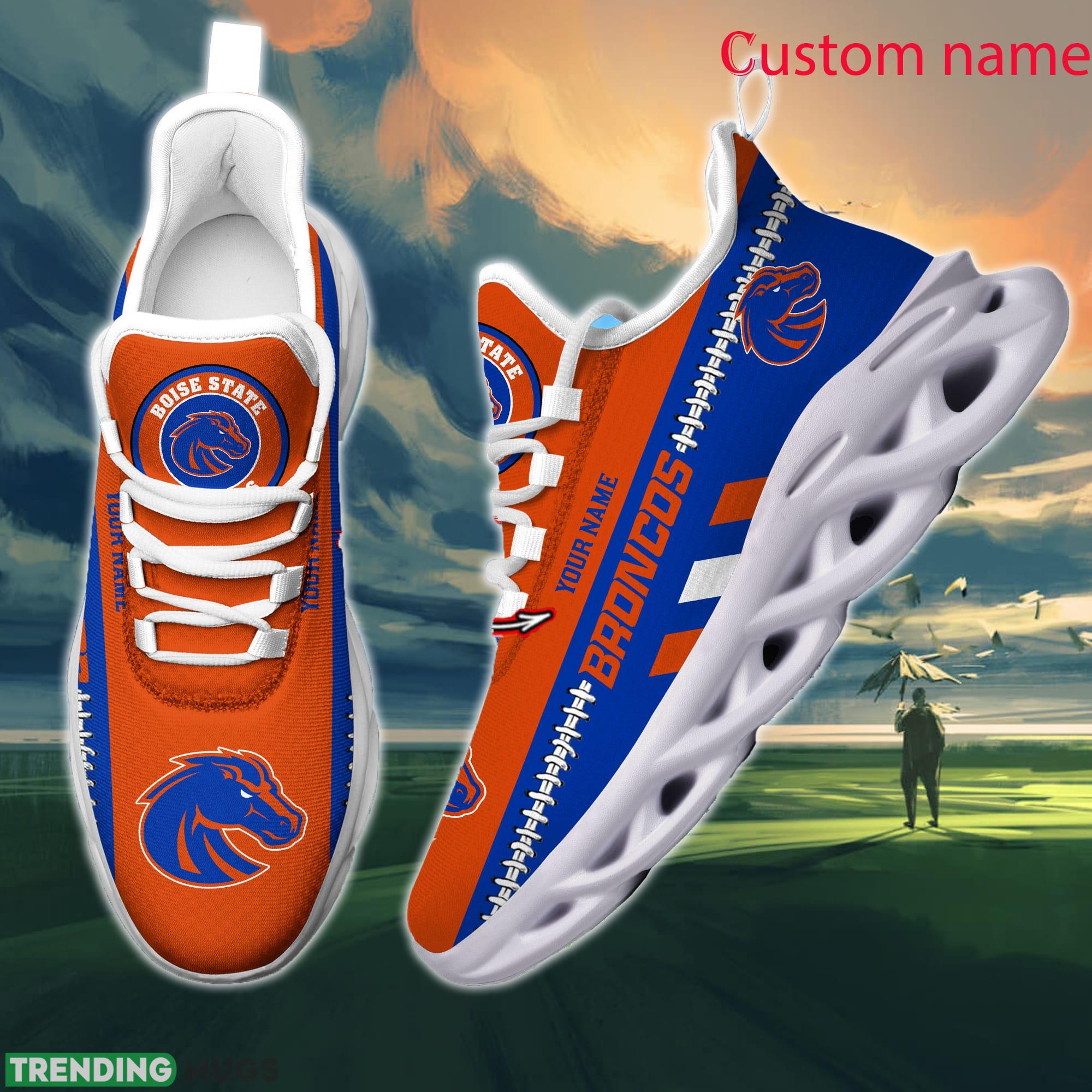 NCAA Boise State Broncos Max Soul Shoes Design For Fans Running Sneakers Custom Name Max Soul NCAA Boise State Broncos Max Soul Shoes Design For Fans Running Sneakers Custom Name Max Soul