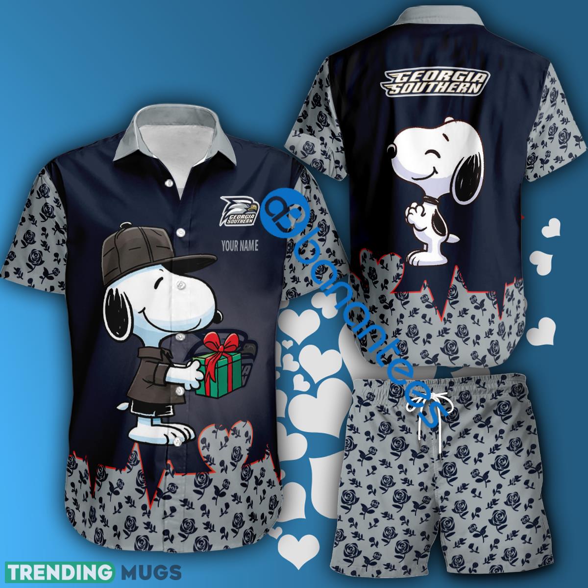 NCAA Georgia Southern Eagles Snoopy Gift Boyfriend And Girlfriend Combo Hawaiian Shirt And Short Custom Name - NCAA Georgia Southern Eagles Snoopy Gift Boyfriend And Girlfriend Combo Hawaiian Shirt And Short Custom Name NCAA Georgia Southern Eagles Snoopy Gift Boyfriend And Girlfriend Combo Hawaiian Shirt And Short Custom Name - NCAA Georgia Southern Eagles Snoopy Gift Boyfriend And Girlfriend Combo Hawaiian Shirt And Short Custom Name