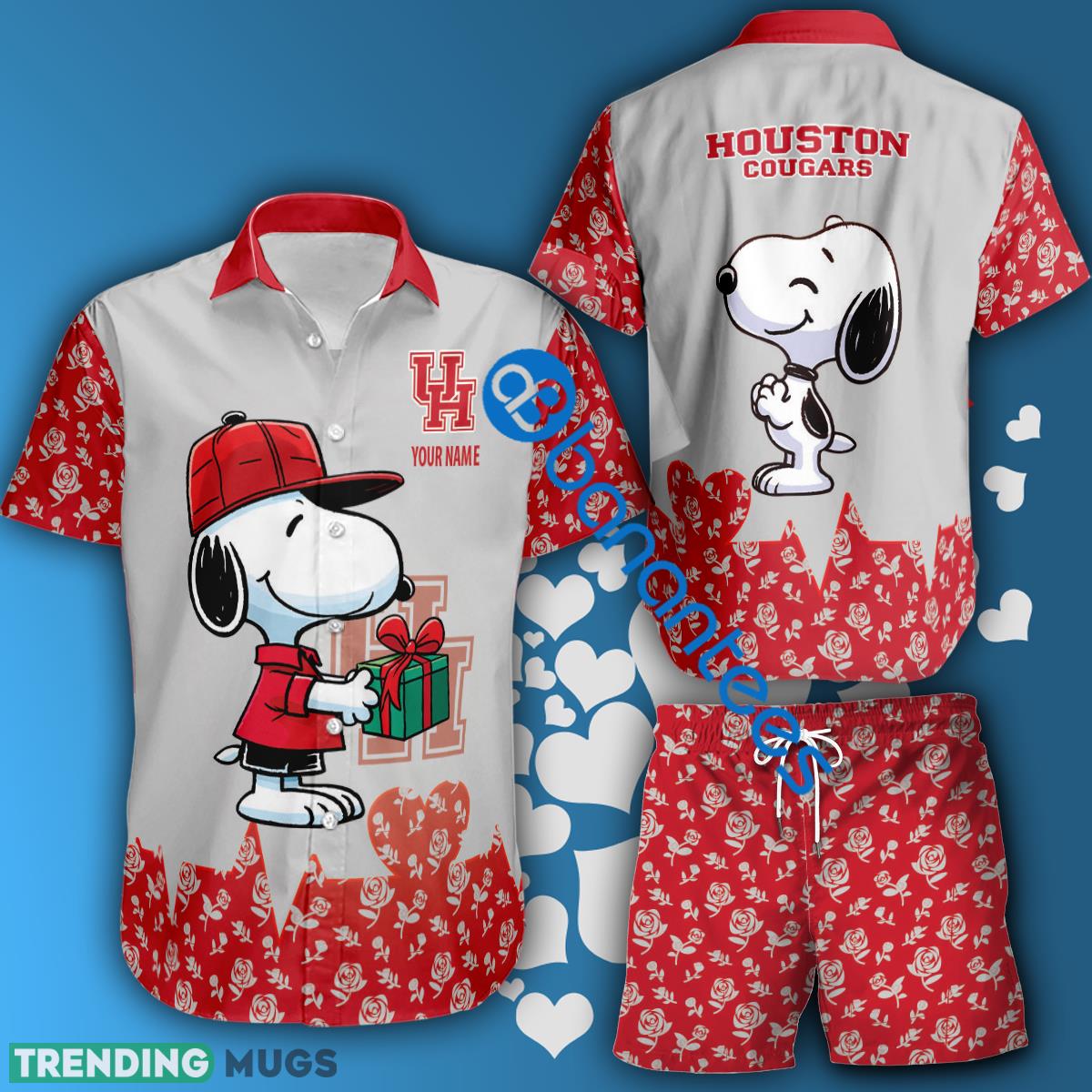 NCAA Houston Cougars Snoopy Gift Boyfriend And Girlfriend Combo Hawaiian Shirt And Short Custom Name - NCAA Houston Cougars Snoopy Gift Boyfriend And Girlfriend Combo Hawaiian Shirt And Short Custom Name NCAA Houston Cougars Snoopy Gift Boyfriend And Girlfriend Combo Hawaiian Shirt And Short Custom Name - NCAA Houston Cougars Snoopy Gift Boyfriend And Girlfriend Combo Hawaiian Shirt And Short Custom Name