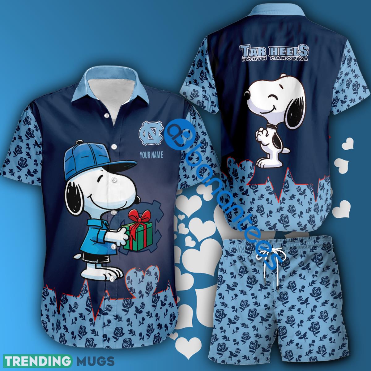 NCAA North Carolina Tar Heels Snoopy Gift Boyfriend And Girlfriend Hawaiian Shirt And Short Set Custom Name - NCAA North Carolina Tar Heels Snoopy Gift Boyfriend And Girlfriend Hawaiian Shirt And Short Set Custom Name NCAA North Carolina Tar Heels Snoopy Gift Boyfriend And Girlfriend Hawaiian Shirt And Short Set Custom Name - NCAA North Carolina Tar Heels Snoopy Gift Boyfriend And Girlfriend Hawaiian Shirt And Short Set Custom Name
