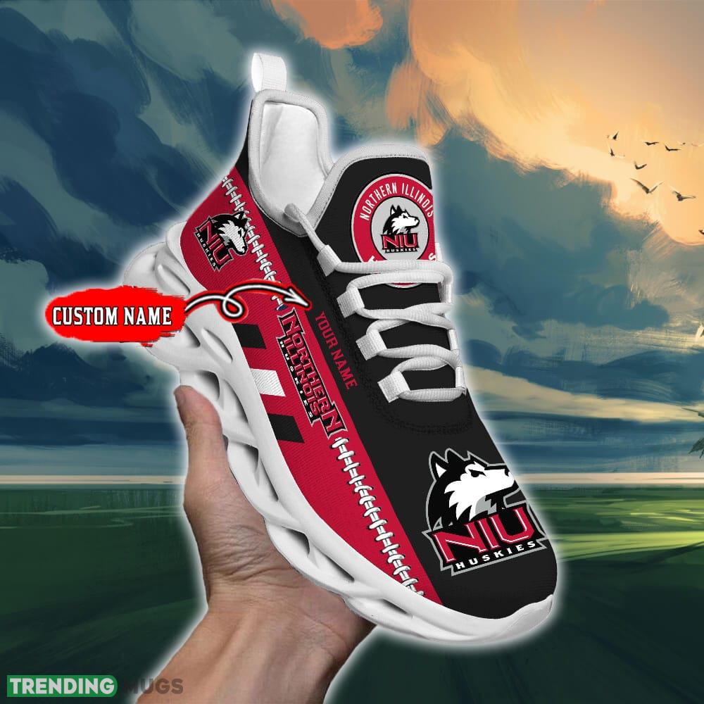 NCAA Northern Illinois Huskies Max Soul Shoes Design For Fans Running Sneakers Custom Name - NCAA Northern Illinois Huskies Max Soul Shoes_1 NCAA Northern Illinois Huskies Max Soul Shoes Design For Fans Running Sneakers Custom Name - NCAA Northern Illinois Huskies Max Soul Shoes_1
