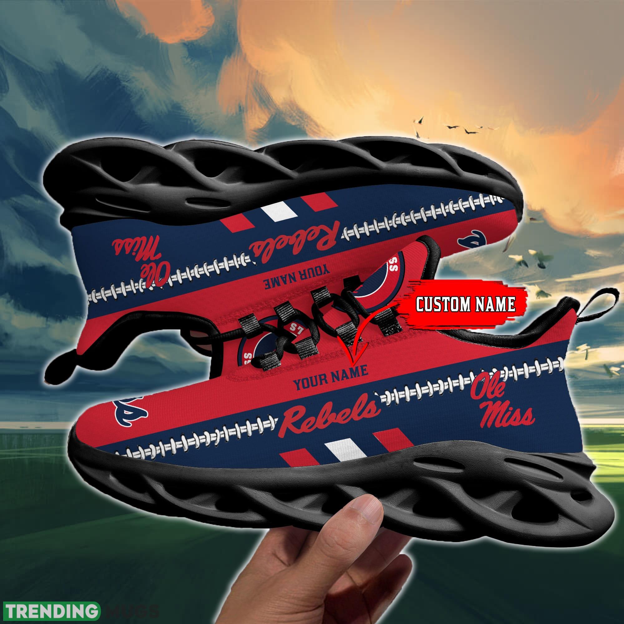 NCAA Ole Miss Rebels Max Soul Shoes Design For Fans Running Sneakers Custom Name Max Soul NCAA Ole Miss Rebels Max Soul Shoes Design For Fans Running Sneakers Custom Name Max Soul