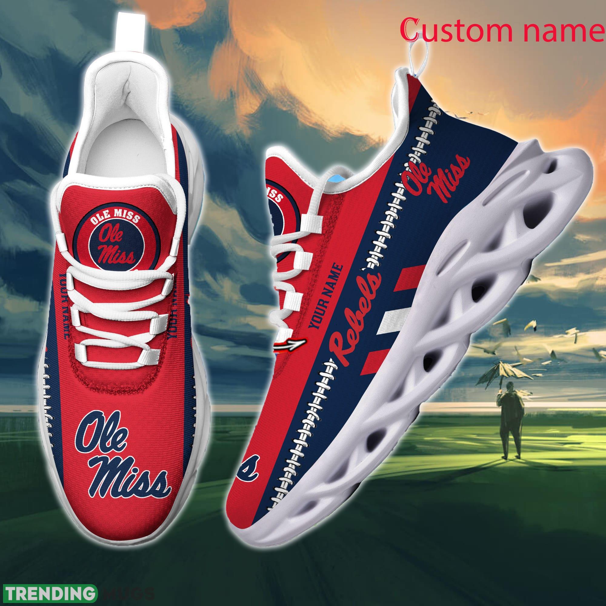 NCAA Ole Miss Rebels Max Soul Shoes Design For Fans Running Sneakers Custom Name Max Soul NCAA Ole Miss Rebels Max Soul Shoes Design For Fans Running Sneakers Custom Name Max Soul
