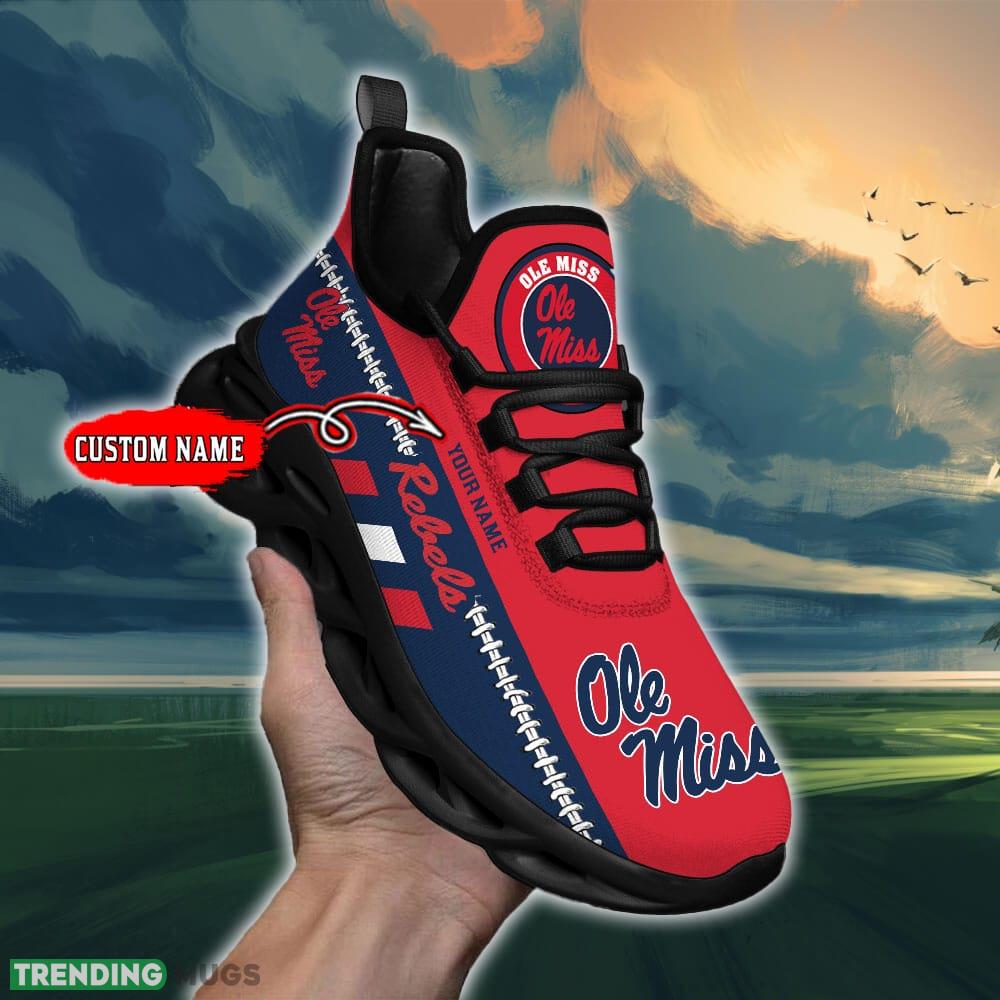 NCAA Ole Miss Rebels Max Soul Shoes Design For Fans Running Sneakers Custom Name Max Soul NCAA Ole Miss Rebels Max Soul Shoes Design For Fans Running Sneakers Custom Name Max Soul