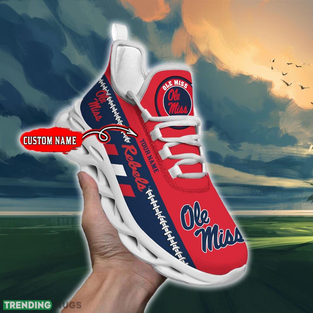 NCAA Ole Miss Rebels Max Soul Shoes Design For Fans Running Sneakers Custom Name - NCAA Ole Miss Rebels Max Soul Shoes_1 NCAA Ole Miss Rebels Max Soul Shoes Design For Fans Running Sneakers Custom Name - NCAA Ole Miss Rebels Max Soul Shoes_1