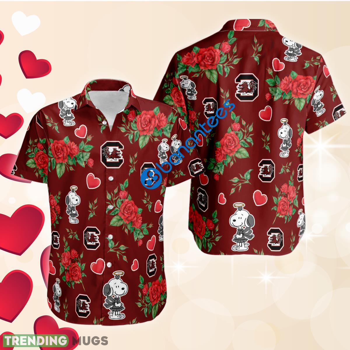 NCAA South Carolina Gamecocks And Snoopy Girl Cute Rose Love 3D Hawaiian Shirt Valentines Day - NCAA South Carolina Gamecocks And Snoopy Girl Cute Rose Love 3D Hawaiian Shirt Valentines Day NCAA South Carolina Gamecocks And Snoopy Girl Cute Rose Love 3D Hawaiian Shirt Valentines Day - NCAA South Carolina Gamecocks And Snoopy Girl Cute Rose Love 3D Hawaiian Shirt Valentines Day