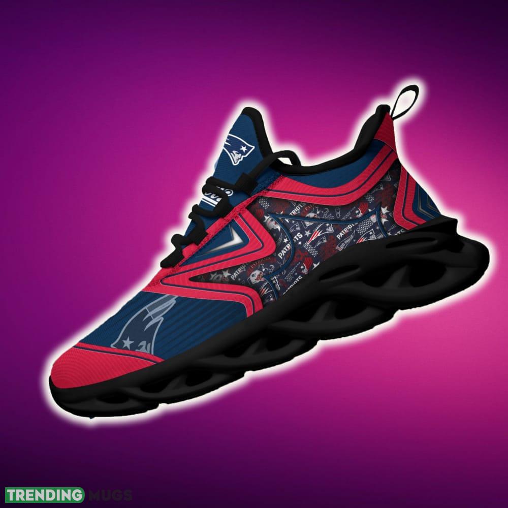 New England Patriots Black And White Performance Sports Sneakers Ideas For Men And Women Gift Max Soul Shoes Max Soul New England Patriots Black And White Performance Sports Sneakers Ideas For Men And Women Gift Max Soul Shoes Max Soul