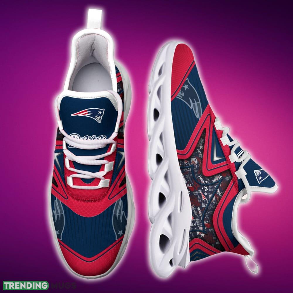 New England Patriots Black And White Performance Sports Sneakers Ideas For Men And Women Gift Max Soul Shoes Max Soul New England Patriots Black And White Performance Sports Sneakers Ideas For Men And Women Gift Max Soul Shoes Max Soul