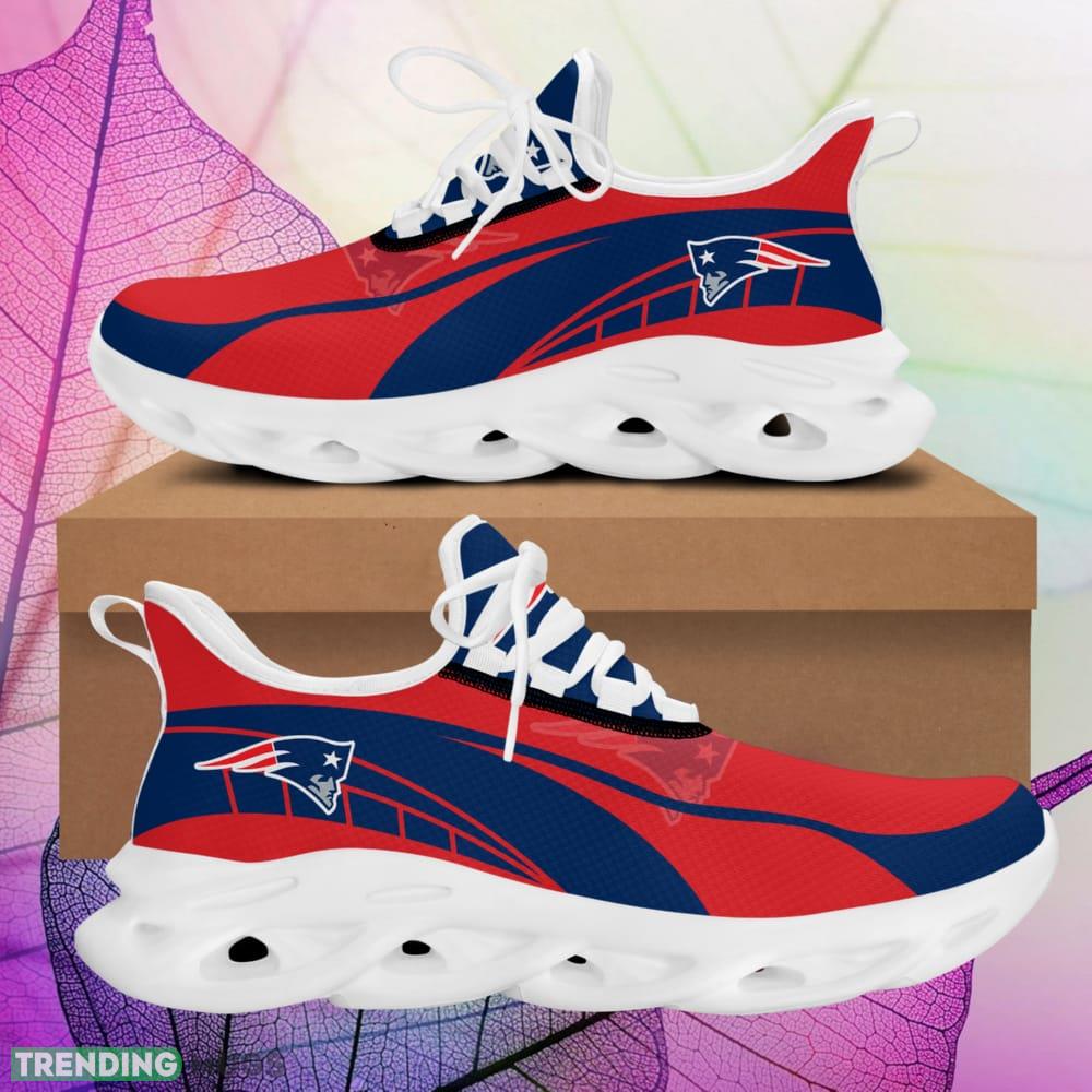 New England Patriots Sneakers Shoes For Fans Gift Men And Women Max Soul Shoes Trending Max Soul New England Patriots Sneakers Shoes For Fans Gift Men And Women Max Soul Shoes Trending Max Soul