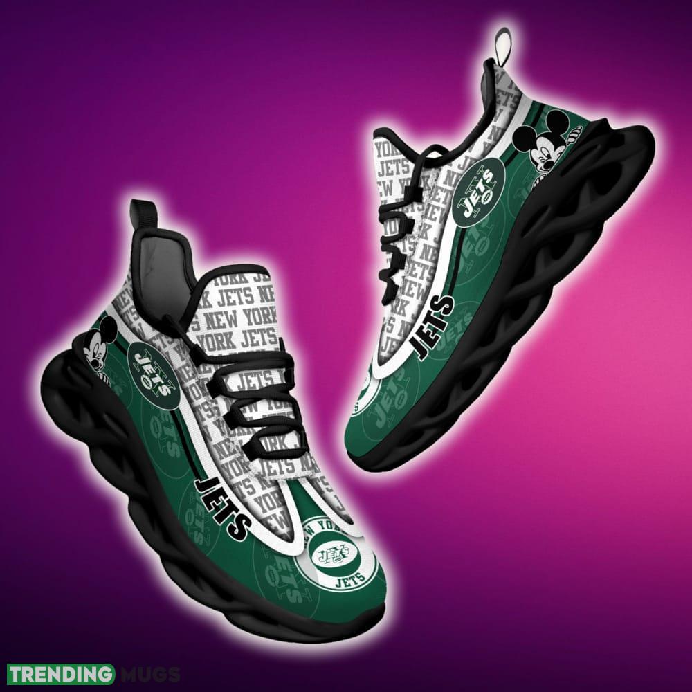 New York Jets Black And White Comfort Sports Sneakers Ideas For Men And Women Gift Max Soul Shoes - New York Jets Black And White Clunky Sneakers For Fans This Season, Custom Sport Shoes_1 New York Jets Black And White Comfort Sports Sneakers Ideas For Men And Women Gift Max Soul Shoes - New York Jets Black And White Clunky Sneakers For Fans This Season, Custom Sport Shoes_1