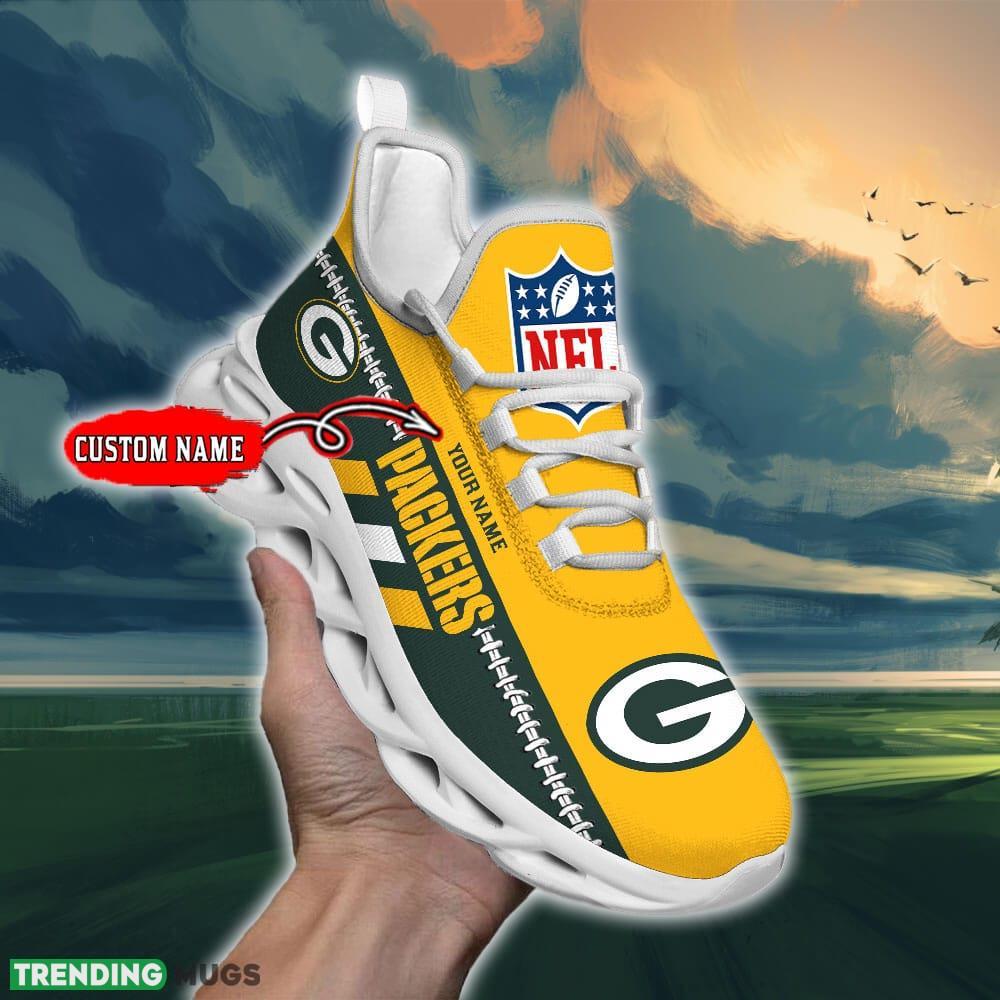 NFL Green Bay Packers Max Soul Shoes Design For Fans Running Sneakers Custom Name - NFL Green Bay Packers Max Soul Shoes_1 NFL Green Bay Packers Max Soul Shoes Design For Fans Running Sneakers Custom Name - NFL Green Bay Packers Max Soul Shoes_1