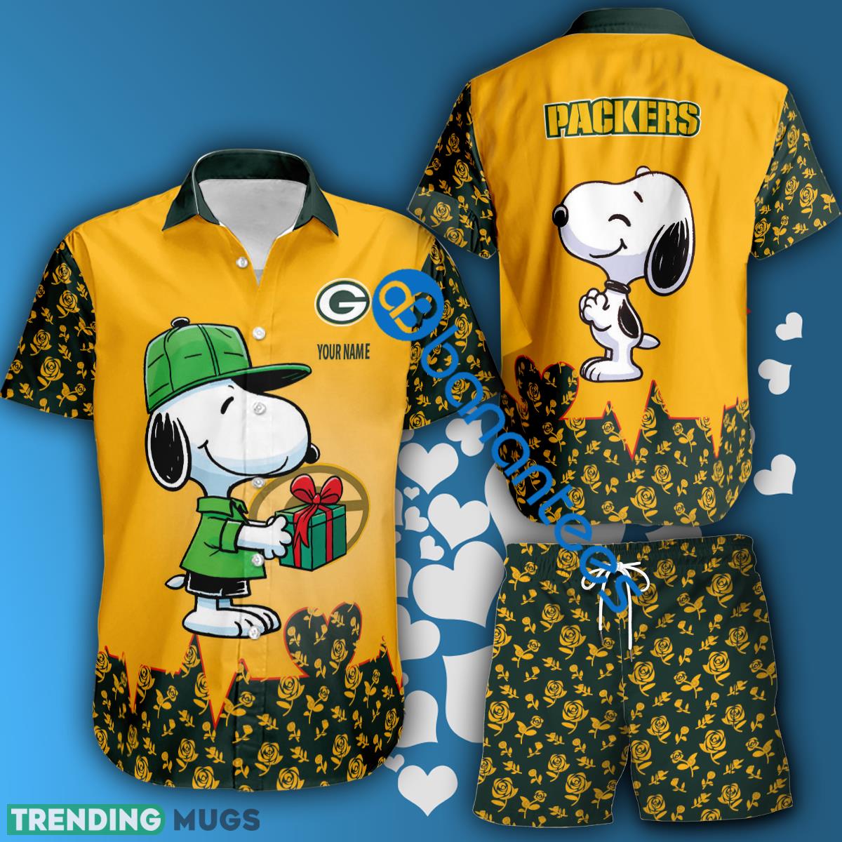 NFL Green Bay Packers Snoopy Gift Boyfriend And Girlfriend Hawaiian Shirt And Short Set Custom Name - NFL Green Bay Packers Snoopy Gift Boyfriend And Girlfriend Hawaiian Shirt And Short Set Custom Name NFL Green Bay Packers Snoopy Gift Boyfriend And Girlfriend Hawaiian Shirt And Short Set Custom Name - NFL Green Bay Packers Snoopy Gift Boyfriend And Girlfriend Hawaiian Shirt And Short Set Custom Name