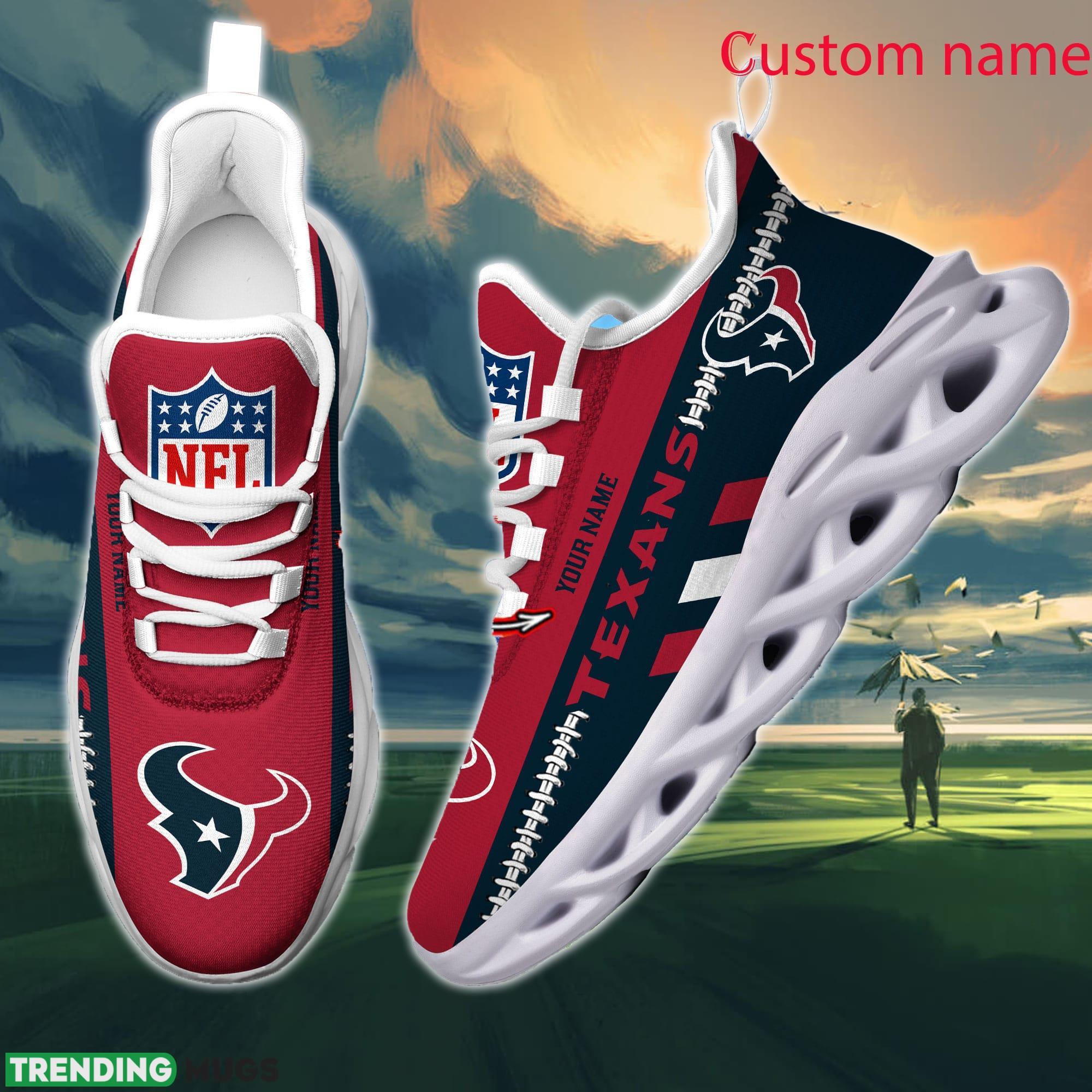 NFL Houston Texans Max Soul Shoes Design For Fans Running Sneakers Custom Name Max Soul NFL Houston Texans Max Soul Shoes Design For Fans Running Sneakers Custom Name Max Soul