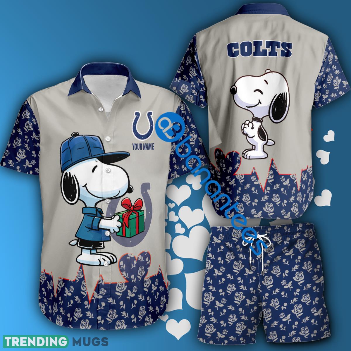 NFL Indianapolis Colts Snoopy Gift Boyfriend And Girlfriend Hawaiian Shirt And Short Set Custom Name - NFL Indianapolis Colts Snoopy Gift Boyfriend And Girlfriend Hawaiian Shirt And Short Set Custom Name NFL Indianapolis Colts Snoopy Gift Boyfriend And Girlfriend Hawaiian Shirt And Short Set Custom Name - NFL Indianapolis Colts Snoopy Gift Boyfriend And Girlfriend Hawaiian Shirt And Short Set Custom Name