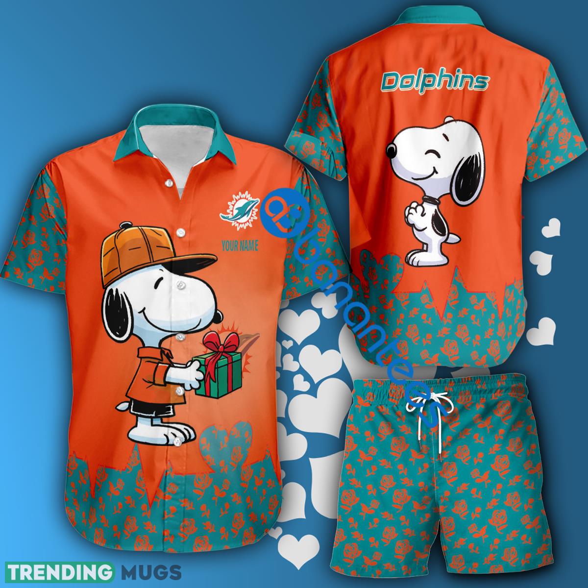 NFL Miami Dolphins Snoopy Gift Boyfriend And Girlfriend Hawaiian Shirt And Short Set Custom Name - NFL Miami Dolphins Snoopy Gift Boyfriend And Girlfriend Hawaiian Shirt And Short Set Custom Name NFL Miami Dolphins Snoopy Gift Boyfriend And Girlfriend Hawaiian Shirt And Short Set Custom Name - NFL Miami Dolphins Snoopy Gift Boyfriend And Girlfriend Hawaiian Shirt And Short Set Custom Name