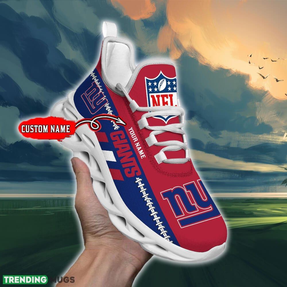 NFL New York Giants Max Soul Shoes Design For Fans Running Sneakers Custom Name - NFL New York Giants Max Soul Shoes_1 NFL New York Giants Max Soul Shoes Design For Fans Running Sneakers Custom Name - NFL New York Giants Max Soul Shoes_1