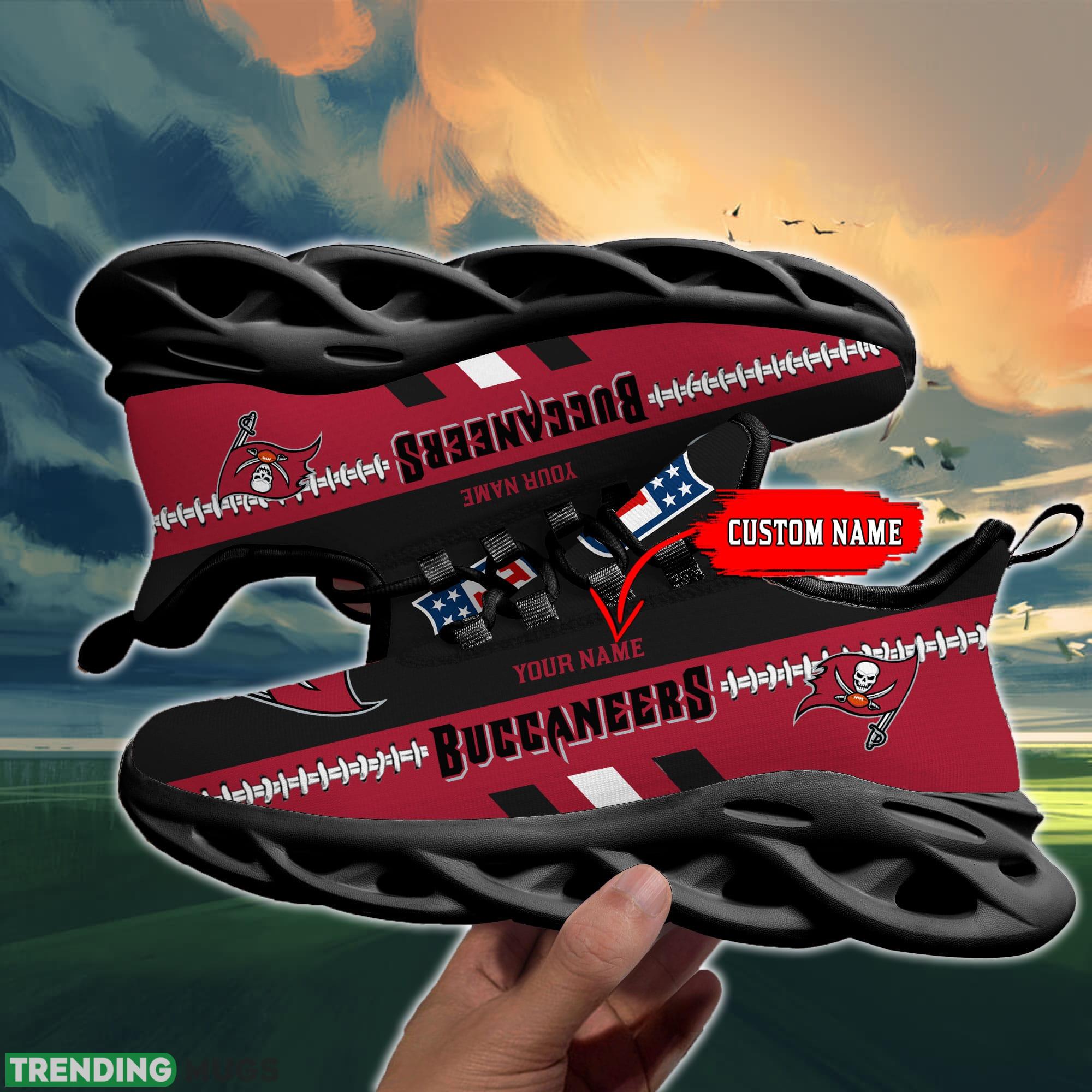 NFL Tampa Bay Buccaneers Max Soul Shoes Design For Fans Running Sneakers Custom Name Max Soul NFL Tampa Bay Buccaneers Max Soul Shoes Design For Fans Running Sneakers Custom Name Max Soul