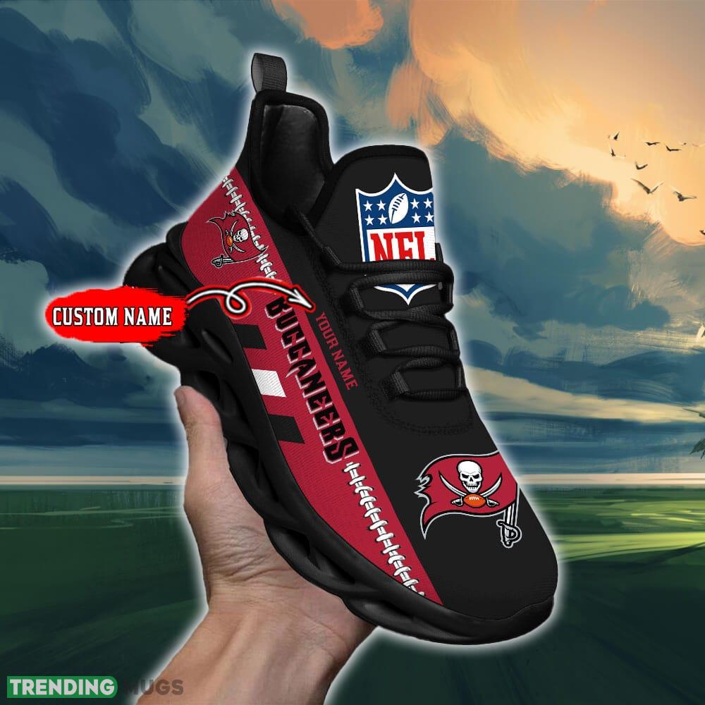 NFL Tampa Bay Buccaneers Max Soul Shoes Design For Fans Running Sneakers Custom Name Max Soul NFL Tampa Bay Buccaneers Max Soul Shoes Design For Fans Running Sneakers Custom Name Max Soul