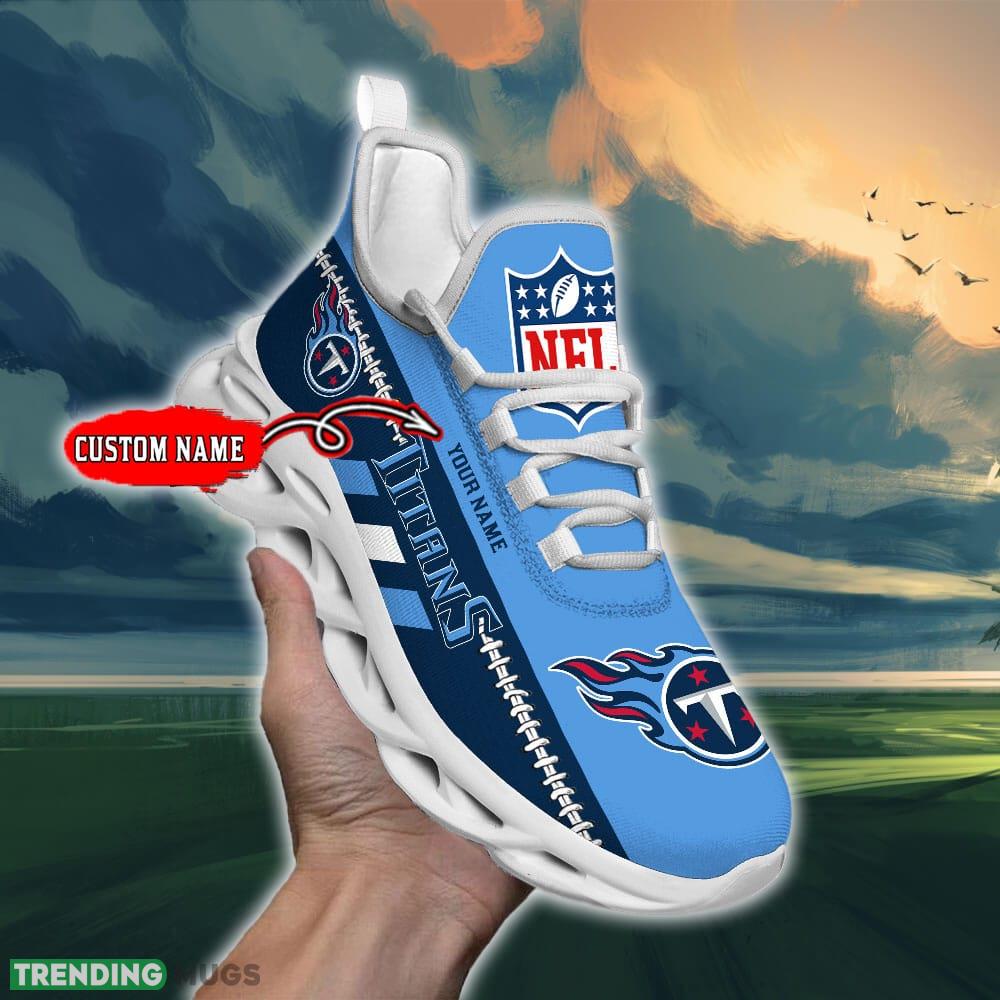 NFL Tennessee Titans Max Soul Shoes Design For Fans Running Sneakers Custom Name - NFL Tennessee Titans Max Soul Shoes_1 NFL Tennessee Titans Max Soul Shoes Design For Fans Running Sneakers Custom Name - NFL Tennessee Titans Max Soul Shoes_1
