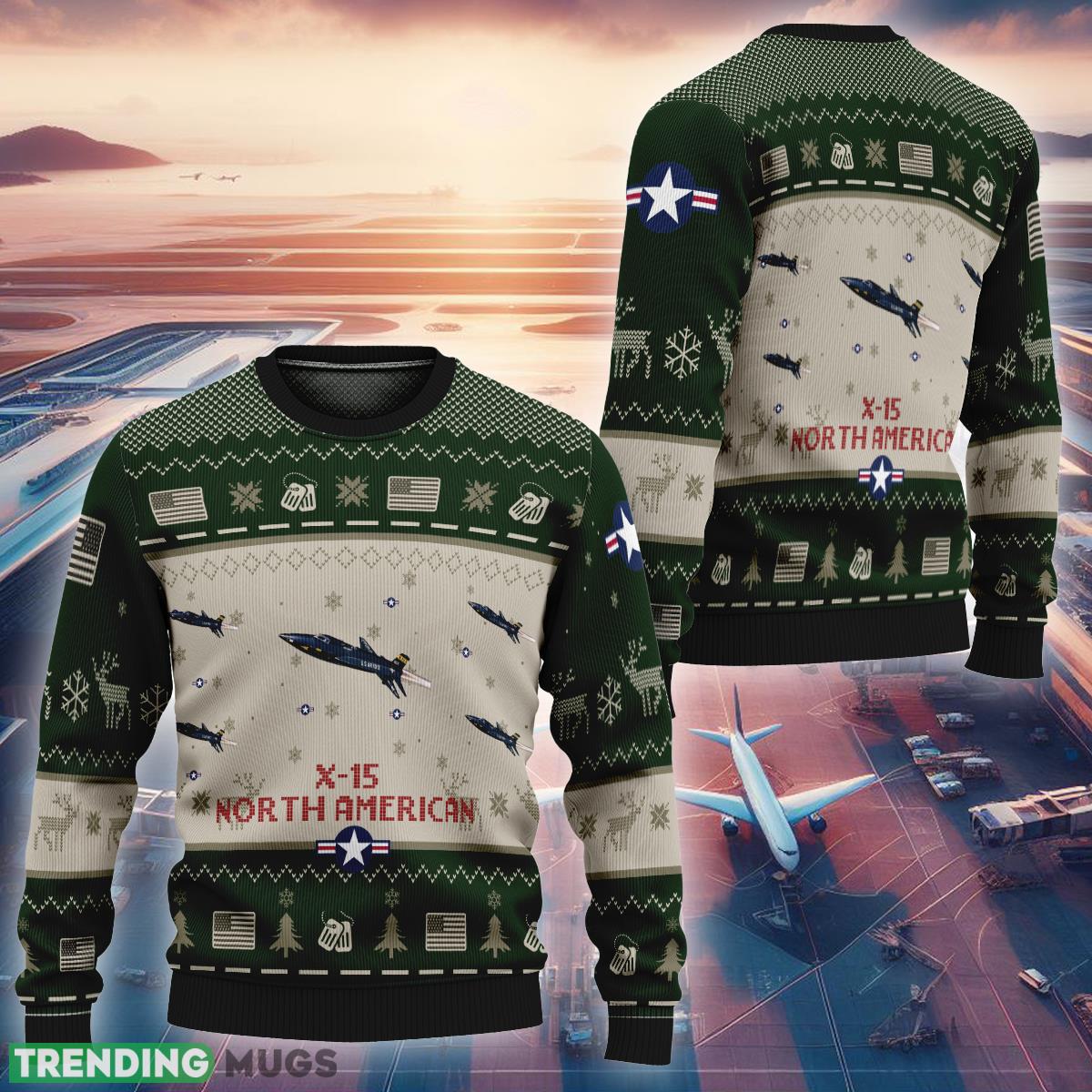 North American X-15 Aircraft X15 Ugly Xmas Green Sweater For Air Force - North American X-15 Aircraft X15 Ugly Xmas Green Sweater For Air Force North American X-15 Aircraft X15 Ugly Xmas Green Sweater For Air Force - North American X-15 Aircraft X15 Ugly Xmas Green Sweater For Air Force