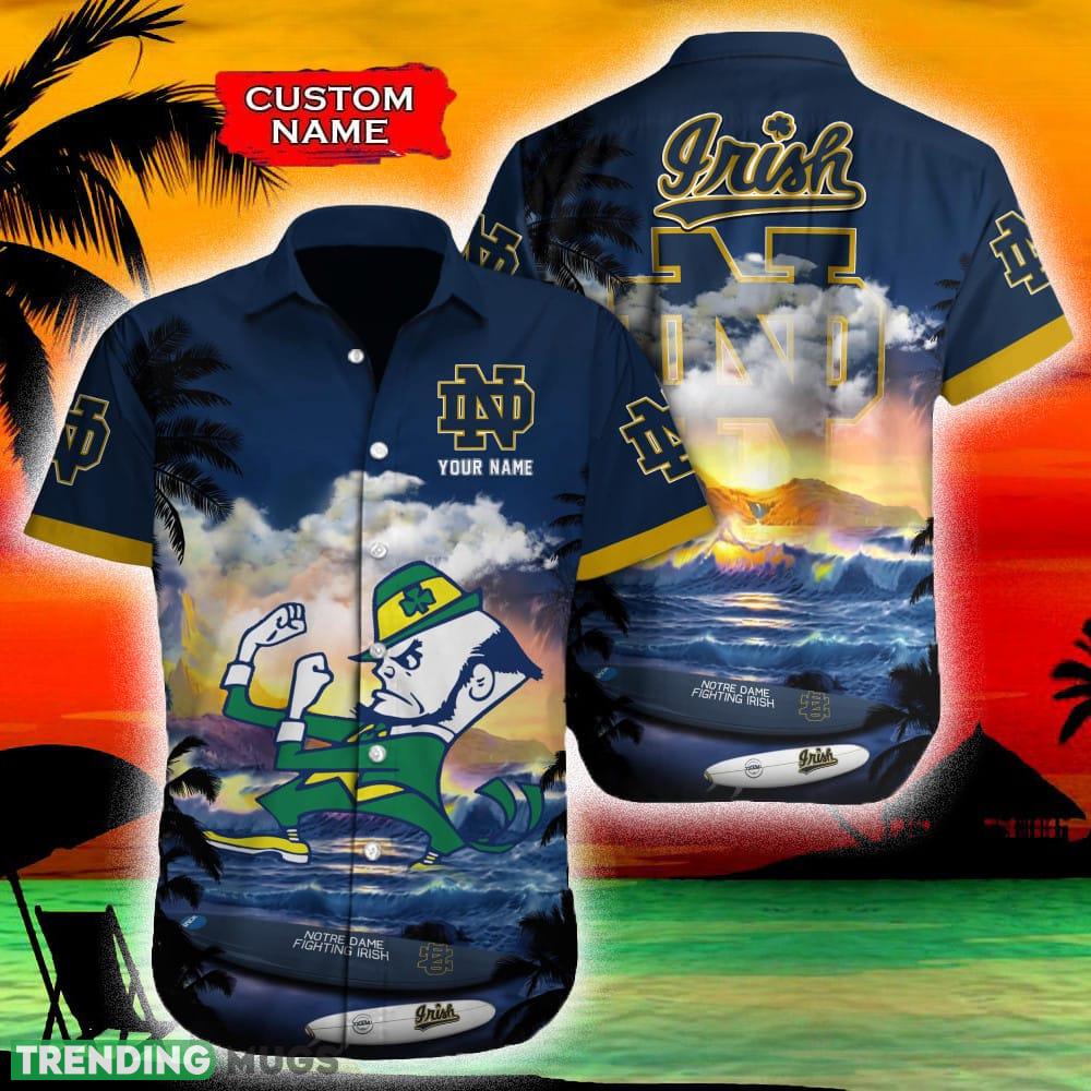 Notre Dame Fighting Irish NCAA Lei Custom Name Hawaiian Shirt Beach For Men Women Gift For Fans - Notre Dame Fighting Irish NCAA Lei Custom Name Hawaiian Shirt Beach For Men Women Gift For Fans Notre Dame Fighting Irish NCAA Lei Custom Name Hawaiian Shirt Beach For Men Women Gift For Fans - Notre Dame Fighting Irish NCAA Lei Custom Name Hawaiian Shirt Beach For Men Women Gift For Fans