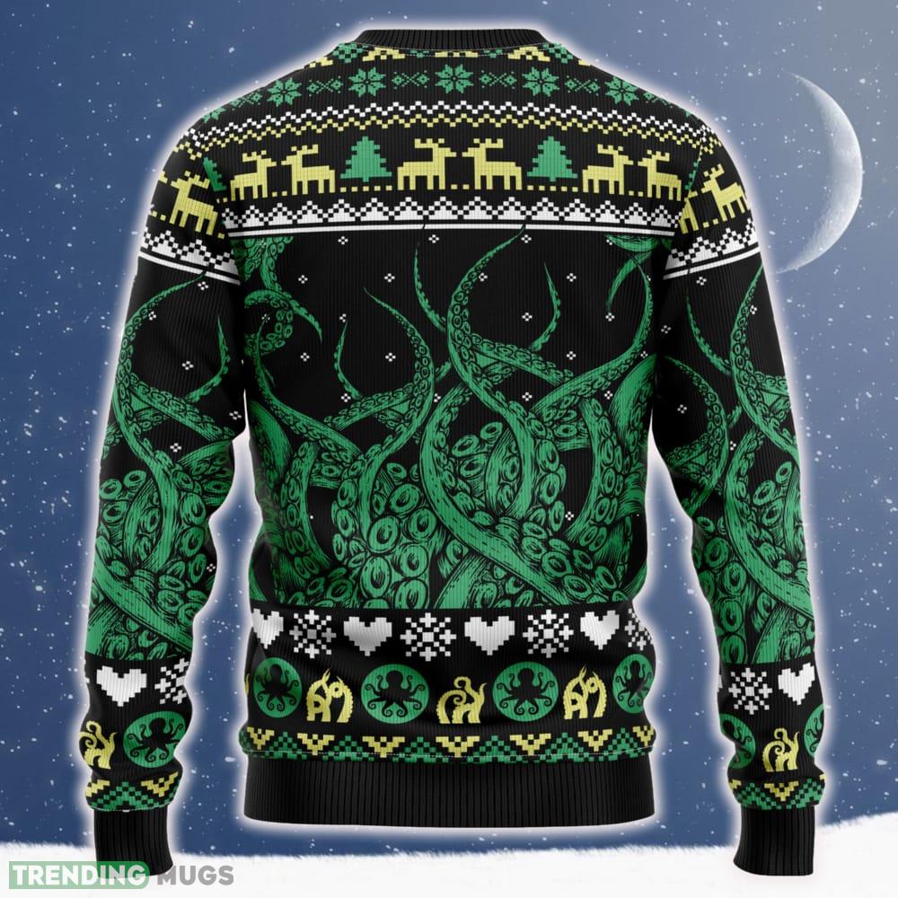 Octopus Cool Ugly Christmas Sweater 2023 Trending Apparel For Fans Gift 3D Sweater Octopus Cool Ugly Christmas Sweater 2023 Trending Apparel For Fans Gift 3D Sweater