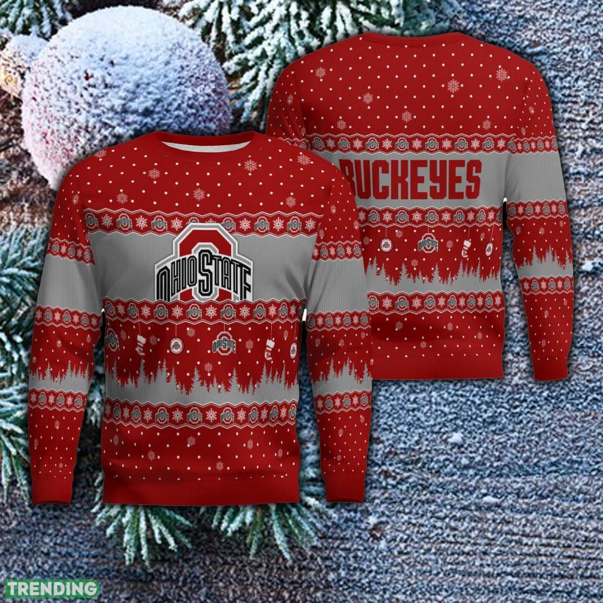 Ohio State Buckeyes Ugly Christmas Sweaters 2023 Gift For Fans - Ohio State Buckeyes Ugly Christmas Sweaters 2023 Gift For Fans Ohio State Buckeyes Ugly Christmas Sweaters 2023 Gift For Fans - Ohio State Buckeyes Ugly Christmas Sweaters 2023 Gift For Fans