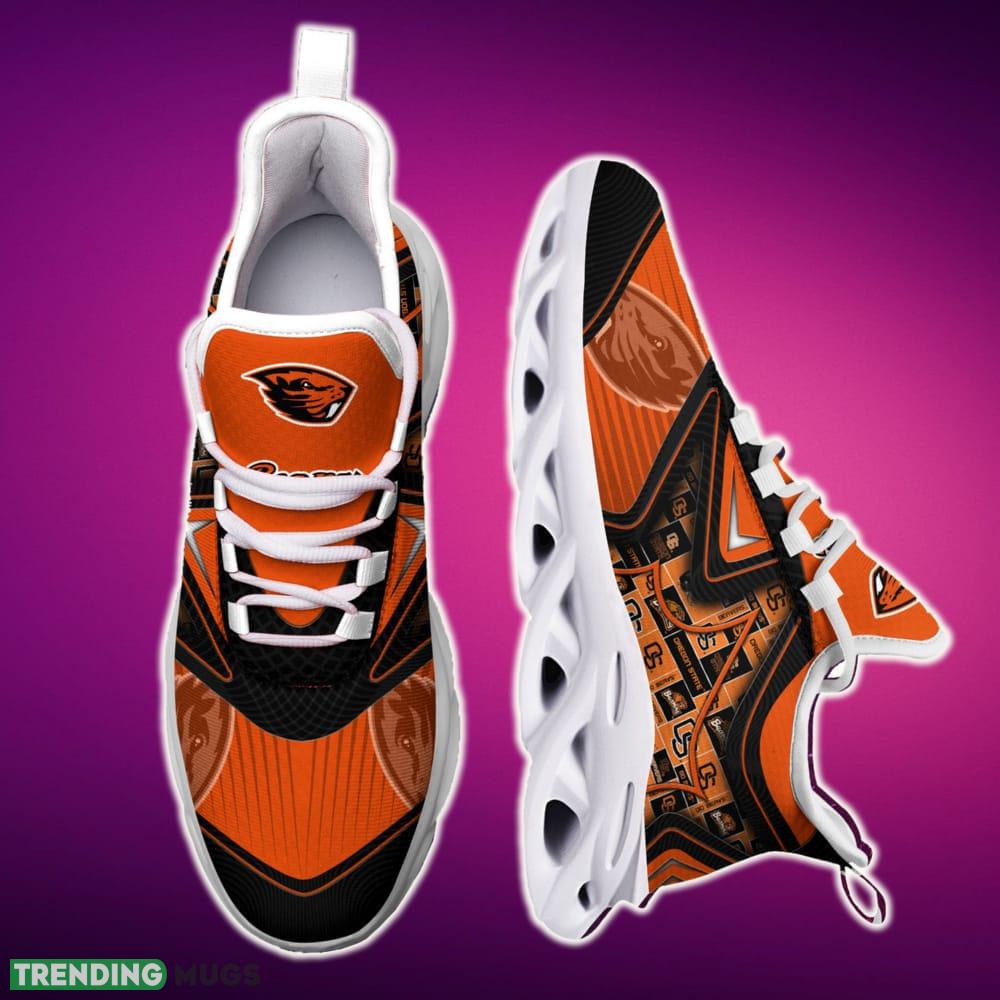 Oregon State Beavers Black And White Chunky Shoes NCAA Teams For Fans Sports Shoes Best Chunky Sneakers Max Soul Oregon State Beavers Black And White Chunky Shoes NCAA Teams For Fans Sports Shoes Best Chunky Sneakers Max Soul