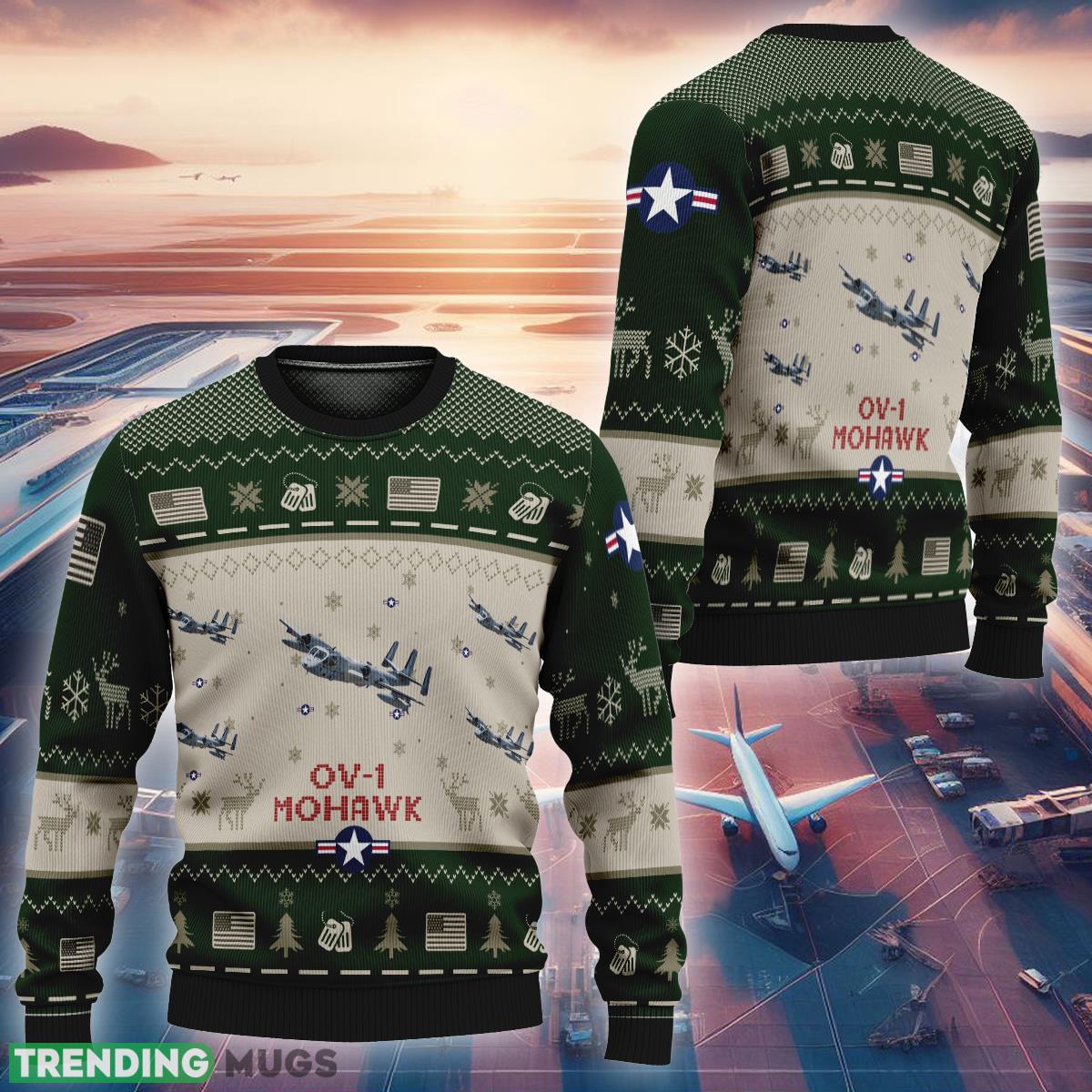 OV-1 Mohawk Aircraft OV1 Green Ugly Xmas 3D Sweater For Veteran - OV-1 Mohawk Aircraft OV1 Green Ugly Xmas 3D Sweater For Veteran OV-1 Mohawk Aircraft OV1 Green Ugly Xmas 3D Sweater For Veteran - OV-1 Mohawk Aircraft OV1 Green Ugly Xmas 3D Sweater For Veteran