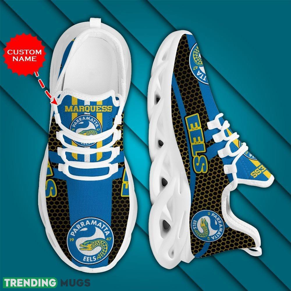 Parramatta Eels Summer Custom Name Max Soul Shoes Luxury NRL Clunky For Men Women Gift For Fans Max Soul Parramatta Eels Summer Custom Name Max Soul Shoes Luxury NRL Clunky For Men Women Gift For Fans Max Soul