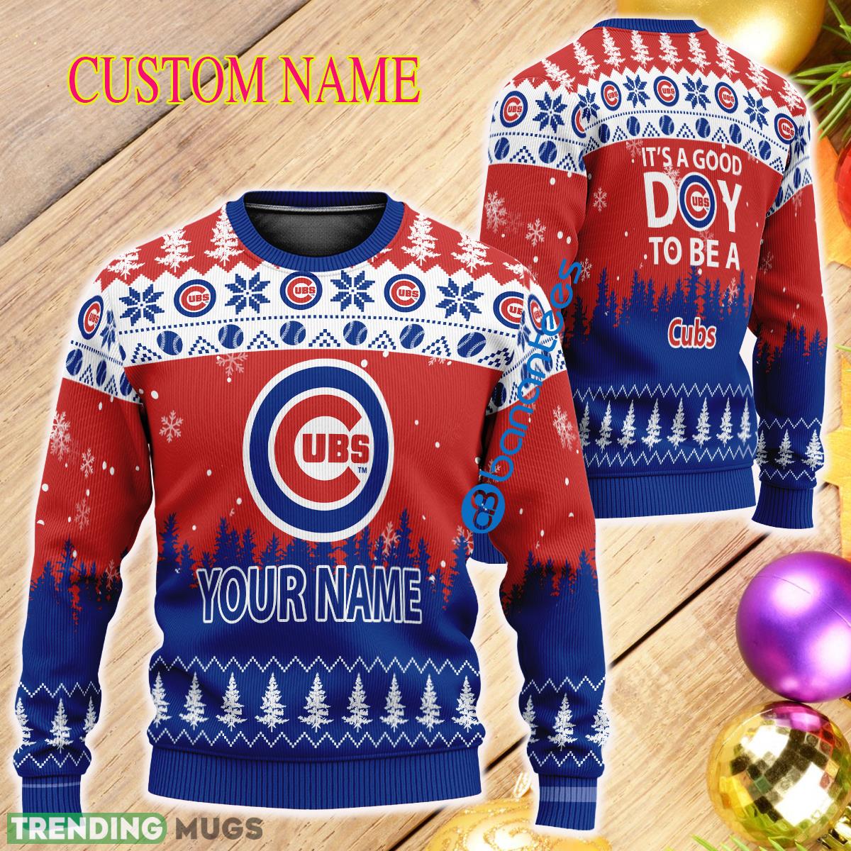 Personalized It A Good Day To Be A Chicago Cubs Ugly Xmas 3D Sweater - Personalized It A Good Day To Be A Chicago Cubs Ugly Xmas 3D Sweater Personalized It A Good Day To Be A Chicago Cubs Ugly Xmas 3D Sweater - Personalized It A Good Day To Be A Chicago Cubs Ugly Xmas 3D Sweater