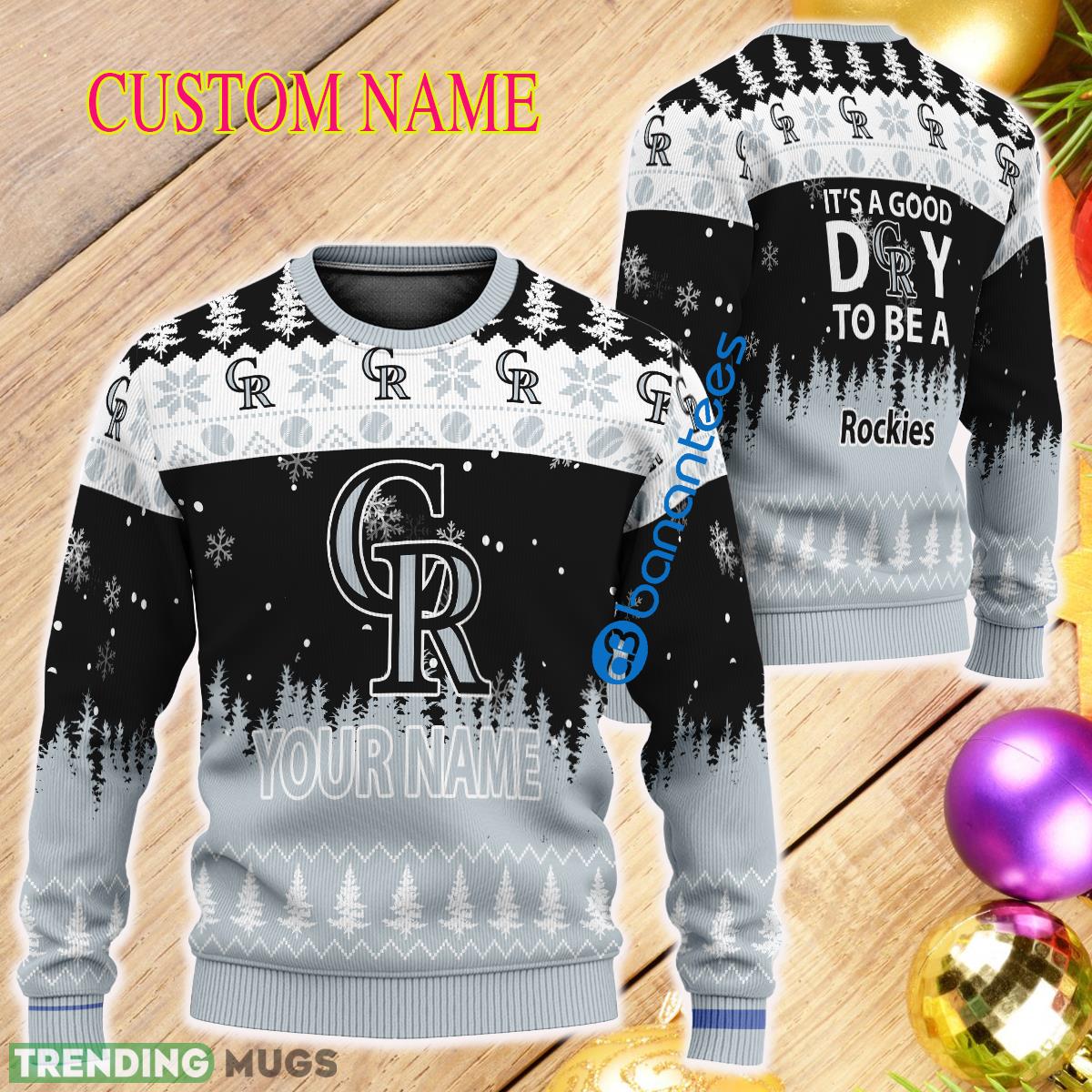 Personalized It A Good Day To Be A Colorado Rockies Ugly Christmas Sweater - Personalized It A Good Day To Be A Colorado Rockies Ugly Christmas Sweater Personalized It A Good Day To Be A Colorado Rockies Ugly Christmas Sweater - Personalized It A Good Day To Be A Colorado Rockies Ugly Christmas Sweater
