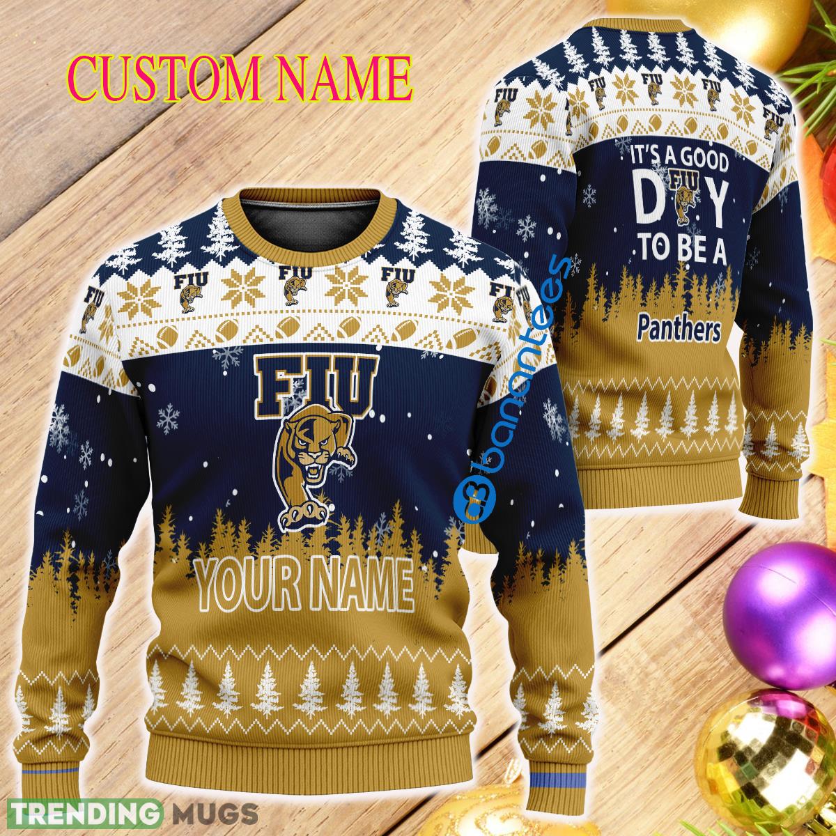 Personalized It A Good Day To Be A FIU Panthers Knitted Xmas Sweater - Personalized It A Good Day To Be A FIU Panthers Knitted Xmas Sweater Personalized It A Good Day To Be A FIU Panthers Knitted Xmas Sweater - Personalized It A Good Day To Be A FIU Panthers Knitted Xmas Sweater