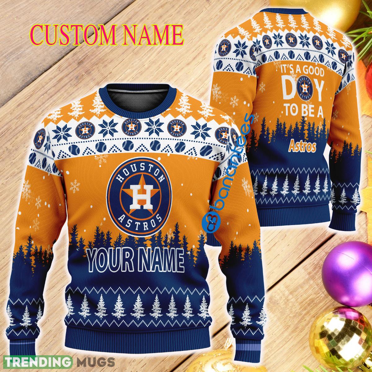 Personalized It A Good Day To Be A Houston Astros Ugly Christmas 3D Sweater - Personalized It A Good Day To Be A Houston Astros Ugly Christmas 3D Sweater Personalized It A Good Day To Be A Houston Astros Ugly Christmas 3D Sweater - Personalized It A Good Day To Be A Houston Astros Ugly Christmas 3D Sweater