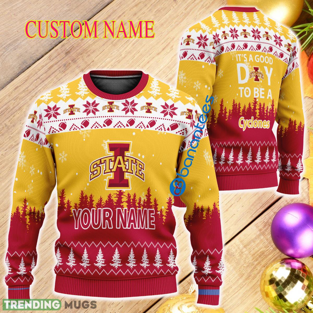 Personalized It A Good Day To Be A Iowa State Cyclones Knitted Christmas 3D Sweater - Personalized It A Good Day To Be A Iowa State Cyclones Knitted Christmas 3D Sweater Personalized It A Good Day To Be A Iowa State Cyclones Knitted Christmas 3D Sweater - Personalized It A Good Day To Be A Iowa State Cyclones Knitted Christmas 3D Sweater
