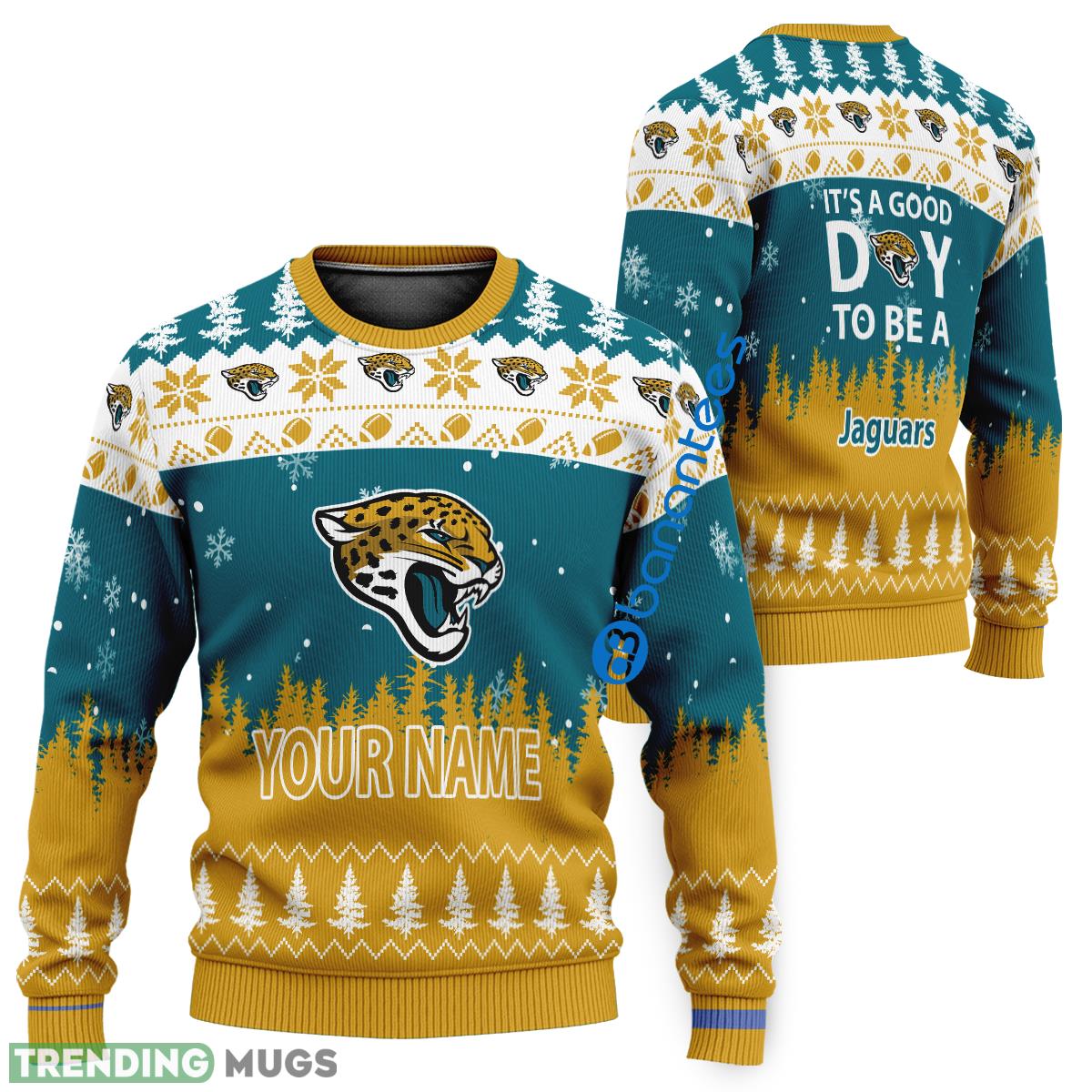 Personalized It A Good Day To Be A Jacksonville Jaguars Knitted Christmas Sweater AOP - Personalized It A Good Day To Be A Jacksonville Jaguars Knitted Christmas Sweater AOP Personalized It A Good Day To Be A Jacksonville Jaguars Knitted Christmas Sweater AOP - Personalized It A Good Day To Be A Jacksonville Jaguars Knitted Christmas Sweater AOP