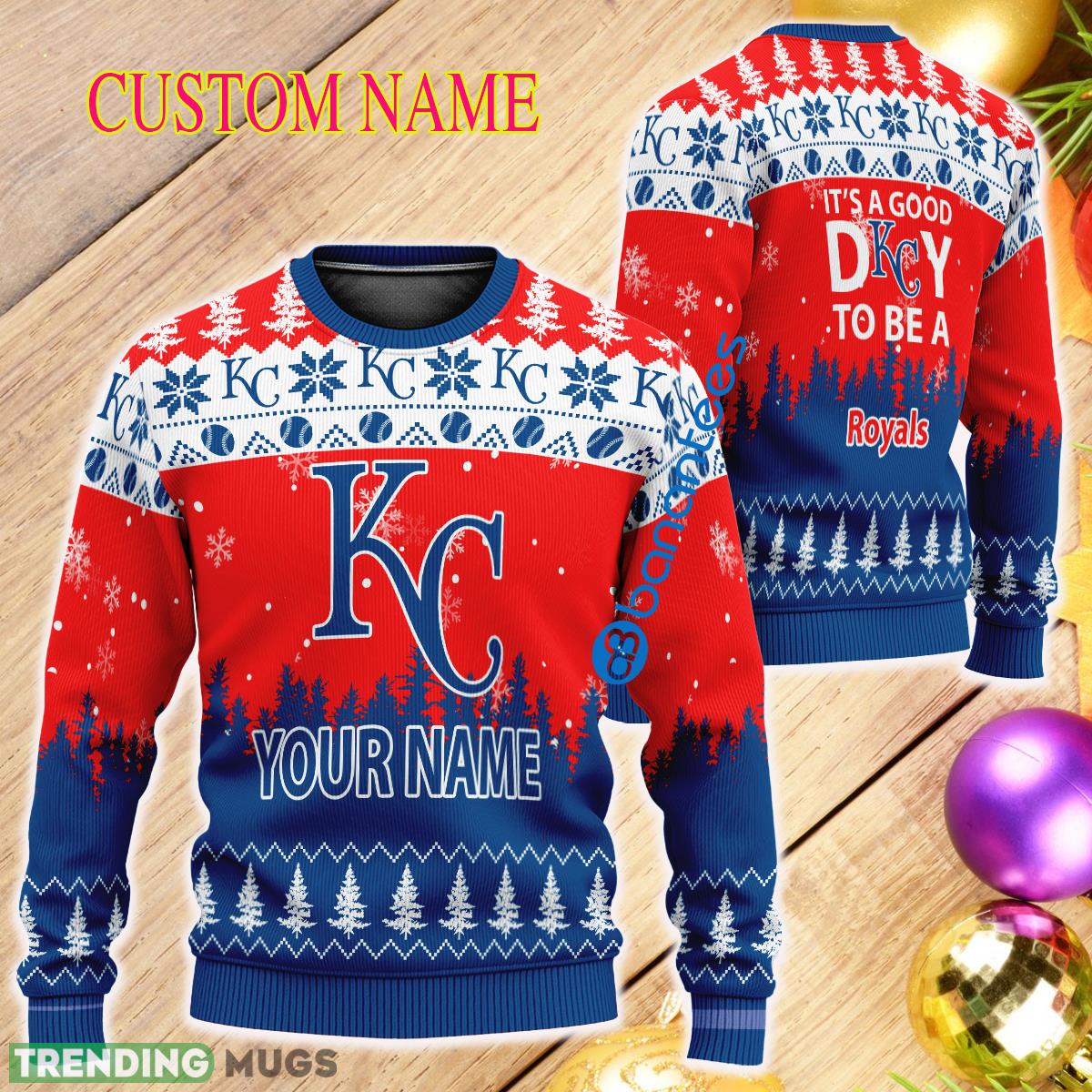 Personalized It A Good Day To Be A Kansas City Royals Knitted Christmas Sweater - Personalized It A Good Day To Be A Kansas City Royals Knitted Christmas Sweater Personalized It A Good Day To Be A Kansas City Royals Knitted Christmas Sweater - Personalized It A Good Day To Be A Kansas City Royals Knitted Christmas Sweater