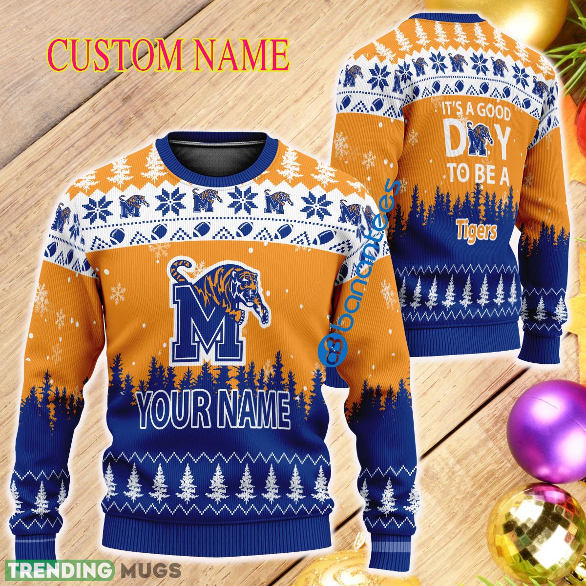 Personalized It A Good Day To Be A Memphis Tigers Knitted Xmas Sweater - Personalized It A Good Day To Be A Memphis Tigers Knitted Xmas Sweater Personalized It A Good Day To Be A Memphis Tigers Knitted Xmas Sweater - Personalized It A Good Day To Be A Memphis Tigers Knitted Xmas Sweater
