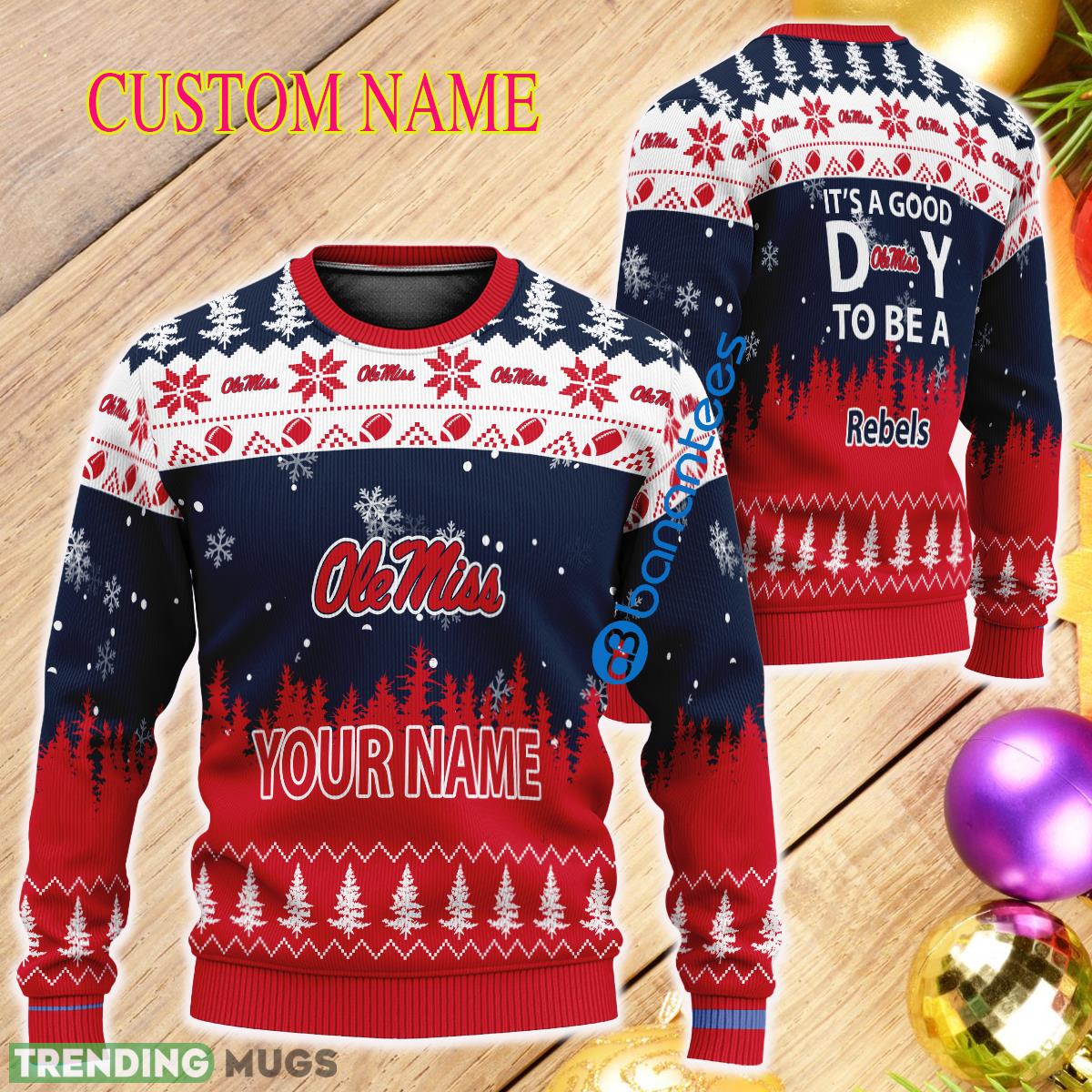 Personalized It A Good Day To Be A Ole Miss Rebels Ugly Xmas Sweater AOP - Personalized It A Good Day To Be A Ole Miss Rebels Ugly Xmas Sweater AOP Personalized It A Good Day To Be A Ole Miss Rebels Ugly Xmas Sweater AOP - Personalized It A Good Day To Be A Ole Miss Rebels Ugly Xmas Sweater AOP