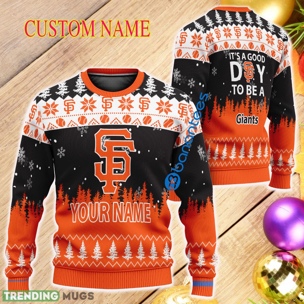 Personalized It A Good Day To Be A San Francisco Giants Knitted Christmas Sweater - Personalized It A Good Day To Be A San Francisco Giants Knitted Christmas Sweater Personalized It A Good Day To Be A San Francisco Giants Knitted Christmas Sweater - Personalized It A Good Day To Be A San Francisco Giants Knitted Christmas Sweater
