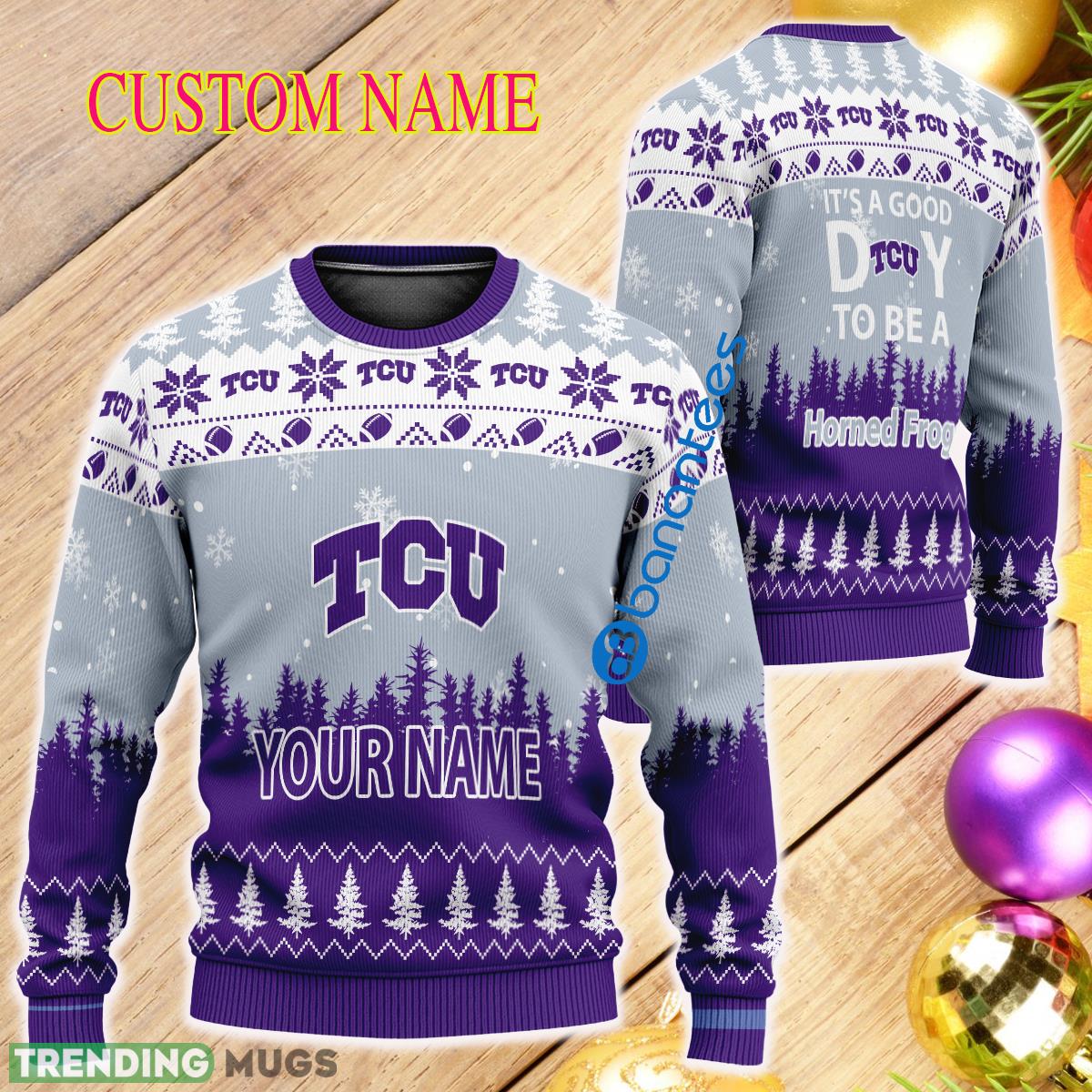 Personalized It A Good Day To Be A TCU Horned Frogs Ugly Christmas Sweater AOP - Personalized It A Good Day To Be A TCU Horned Frogs Ugly Christmas Sweater AOP Personalized It A Good Day To Be A TCU Horned Frogs Ugly Christmas Sweater AOP - Personalized It A Good Day To Be A TCU Horned Frogs Ugly Christmas Sweater AOP