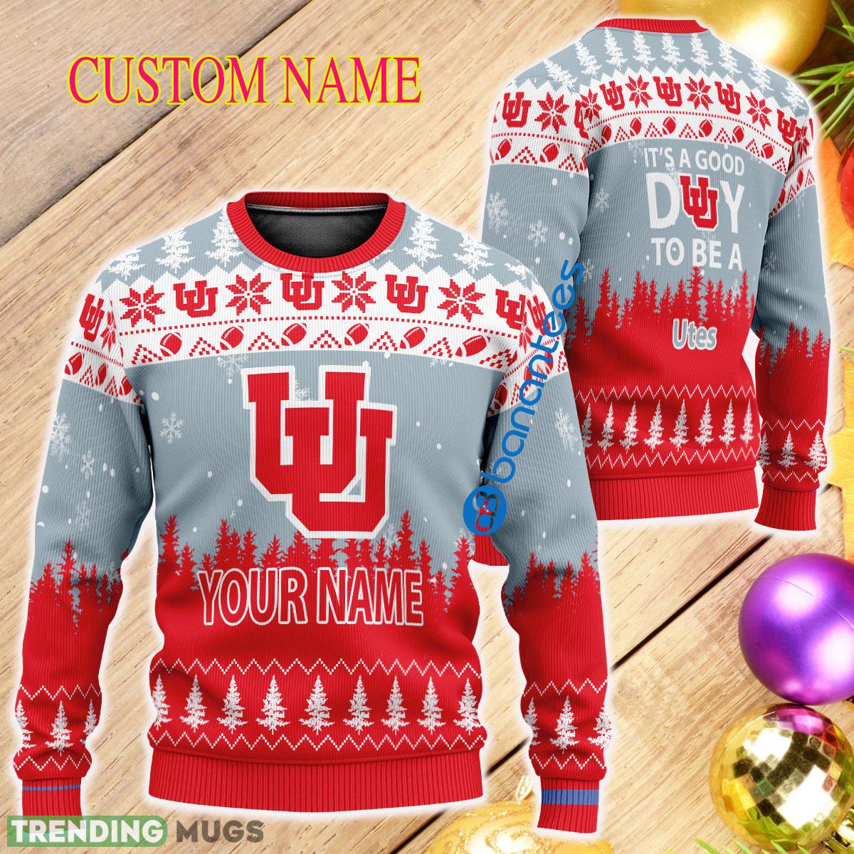 Personalized It A Good Day To Be A Utah Utes Knitted Xmas Sweater - Personalized It A Good Day To Be A Utah Utes Knitted Xmas Sweater Personalized It A Good Day To Be A Utah Utes Knitted Xmas Sweater - Personalized It A Good Day To Be A Utah Utes Knitted Xmas Sweater