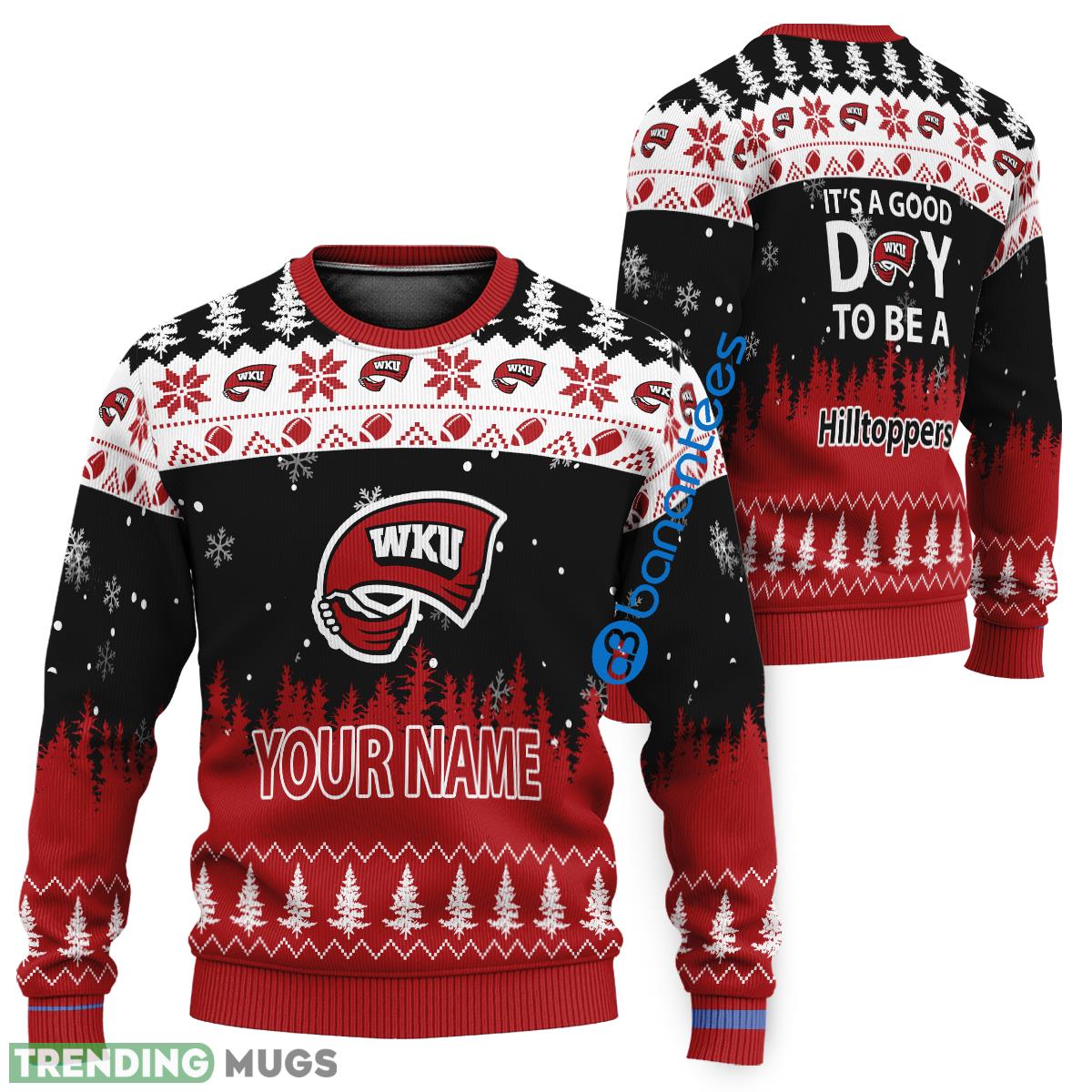 Personalized It A Good Day To Be A Western Kentucky Hilltoppers Knitted Xmas Sweater AOP - Personalized It A Good Day To Be A Western Kentucky Hilltoppers Knitted Xmas Sweater AOP Personalized It A Good Day To Be A Western Kentucky Hilltoppers Knitted Xmas Sweater AOP - Personalized It A Good Day To Be A Western Kentucky Hilltoppers Knitted Xmas Sweater AOP