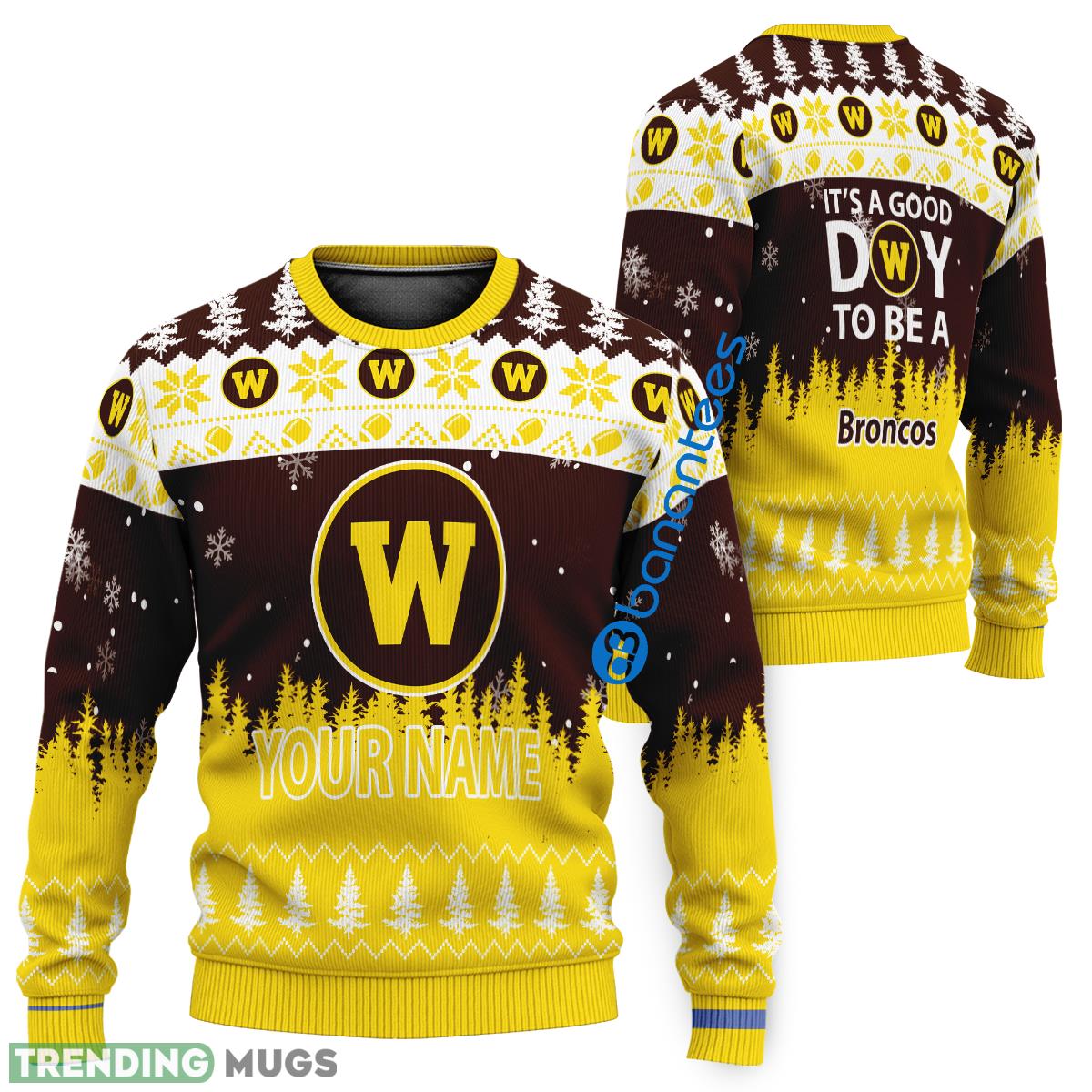 Personalized It A Good Day To Be A Western Michigan Broncos Ugly Christmas 3D Sweater - Personalized It A Good Day To Be A Western Michigan Broncos Ugly Christmas 3D Sweater Personalized It A Good Day To Be A Western Michigan Broncos Ugly Christmas 3D Sweater - Personalized It A Good Day To Be A Western Michigan Broncos Ugly Christmas 3D Sweater
