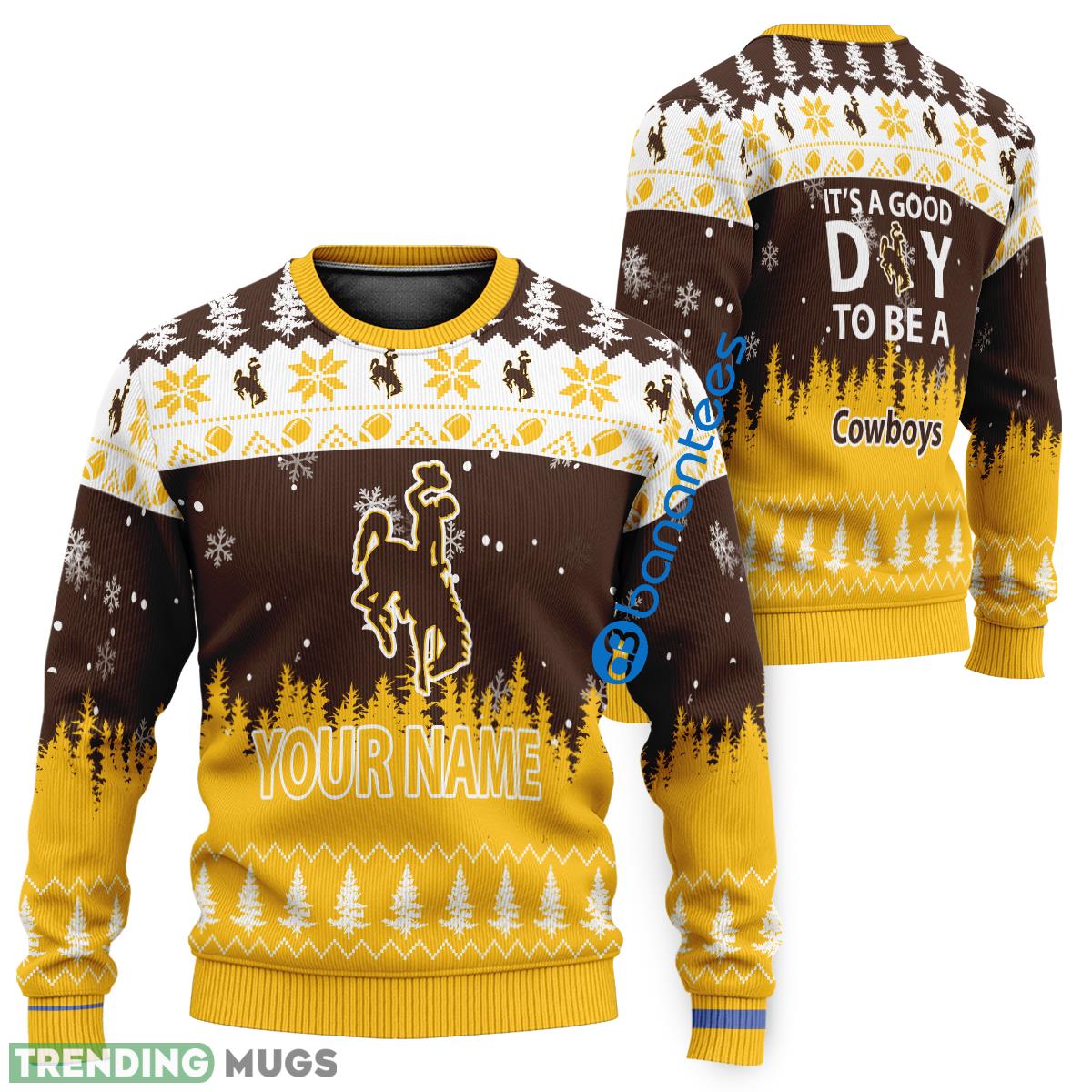 Personalized It A Good Day To Be A Wyoming Cowboys Ugly Christmas Sweater AOP - Personalized It A Good Day To Be A Wyoming Cowboys Ugly Christmas Sweater AOP Personalized It A Good Day To Be A Wyoming Cowboys Ugly Christmas Sweater AOP - Personalized It A Good Day To Be A Wyoming Cowboys Ugly Christmas Sweater AOP
