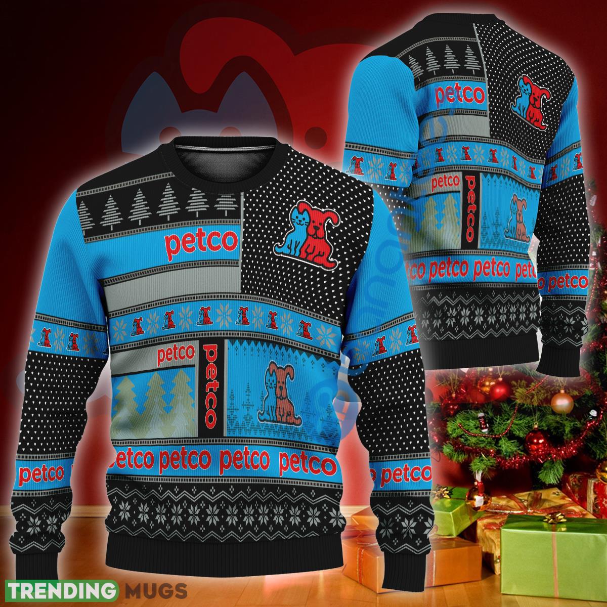 Petco Logo Design Knitted Christmas Sweater AOP Gift For Fans - Petco Logo Design Knitted Christmas Sweater AOP Gift For Fans Petco Logo Design Knitted Christmas Sweater AOP Gift For Fans - Petco Logo Design Knitted Christmas Sweater AOP Gift For Fans