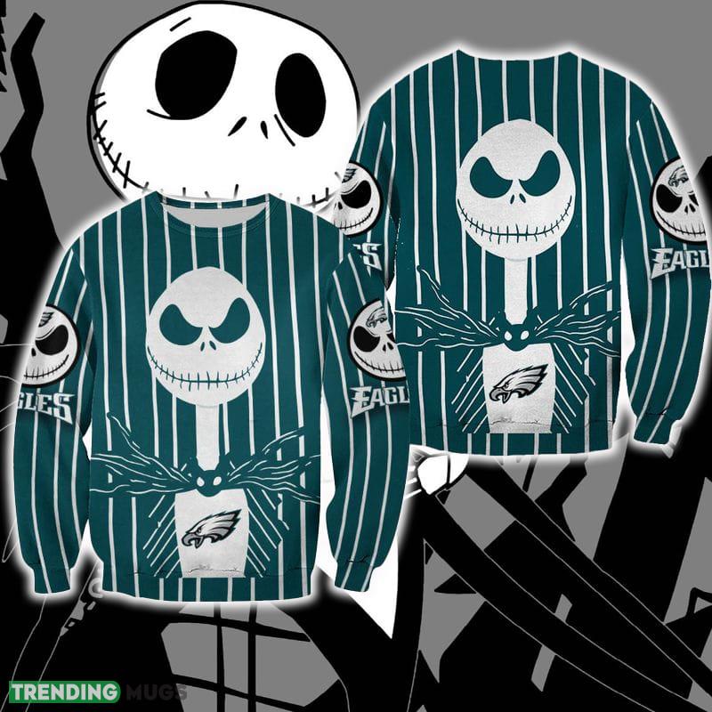 Philadelphia Eagles Jack Skellington Mittens Christmas Ugly Sweater Halloween For Men And Women - Philadelphia Eagles Jack Skellington Mittens Christmas Ugly Sweater Halloween For Men And Women Philadelphia Eagles Jack Skellington Mittens Christmas Ugly Sweater Halloween For Men And Women - Philadelphia Eagles Jack Skellington Mittens Christmas Ugly Sweater Halloween For Men And Women