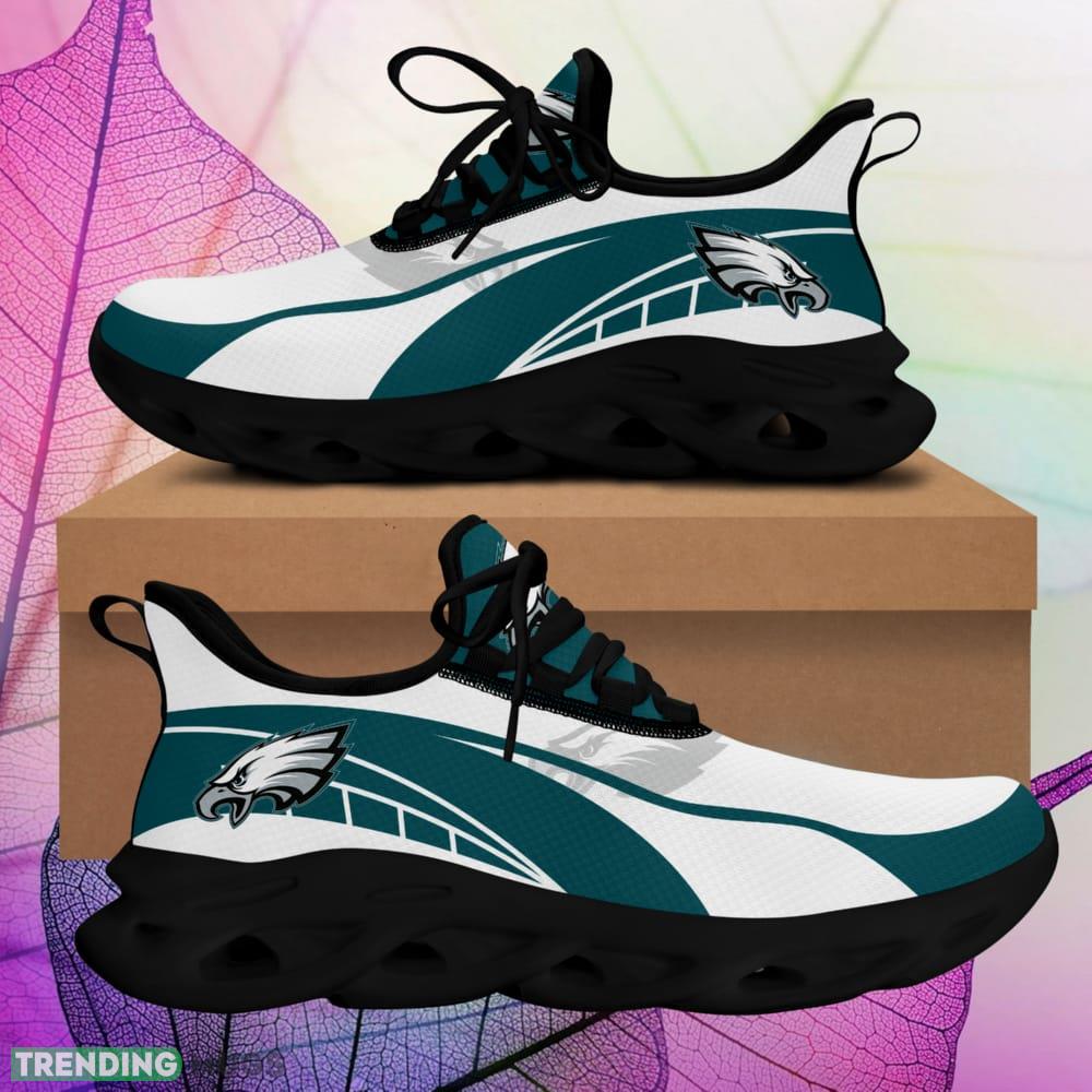 Philadelphia Eagles Sneakers Shoes For Fans Gift Men And Women Max Soul Shoes Trending - Philadelphia Eagles Sneakers Shoes_1 Philadelphia Eagles Sneakers Shoes For Fans Gift Men And Women Max Soul Shoes Trending - Philadelphia Eagles Sneakers Shoes_1