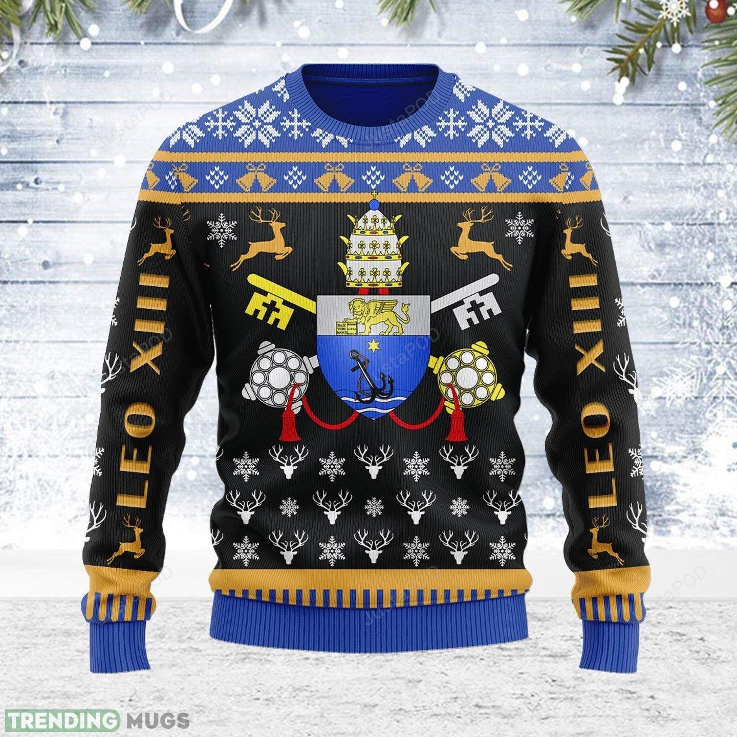 Pope Pius X Coat Of Arms Ugly Christmas Sweater Perfect Holiday Gift - Pope Pius X Coat Of Arms Ugly Christmas Sweater Perfect Holiday Gift Pope Pius X Coat Of Arms Ugly Christmas Sweater Perfect Holiday Gift - Pope Pius X Coat Of Arms Ugly Christmas Sweater Perfect Holiday Gift