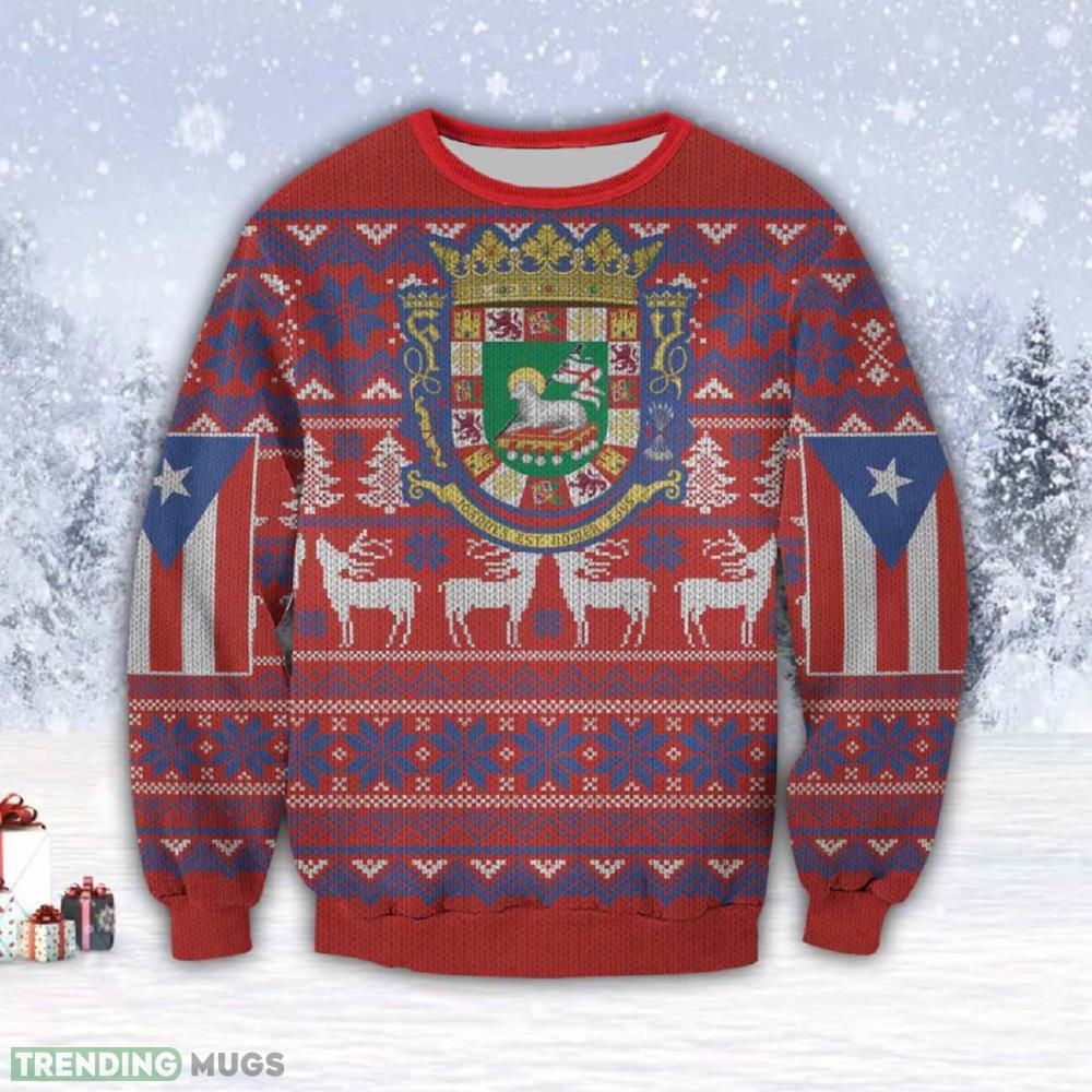 Puerto Rico 3D All Over Print Ugly Christmas Sweater Perfect Holiday Gift 3D Sweater Puerto Rico 3D All Over Print Ugly Christmas Sweater Perfect Holiday Gift 3D Sweater